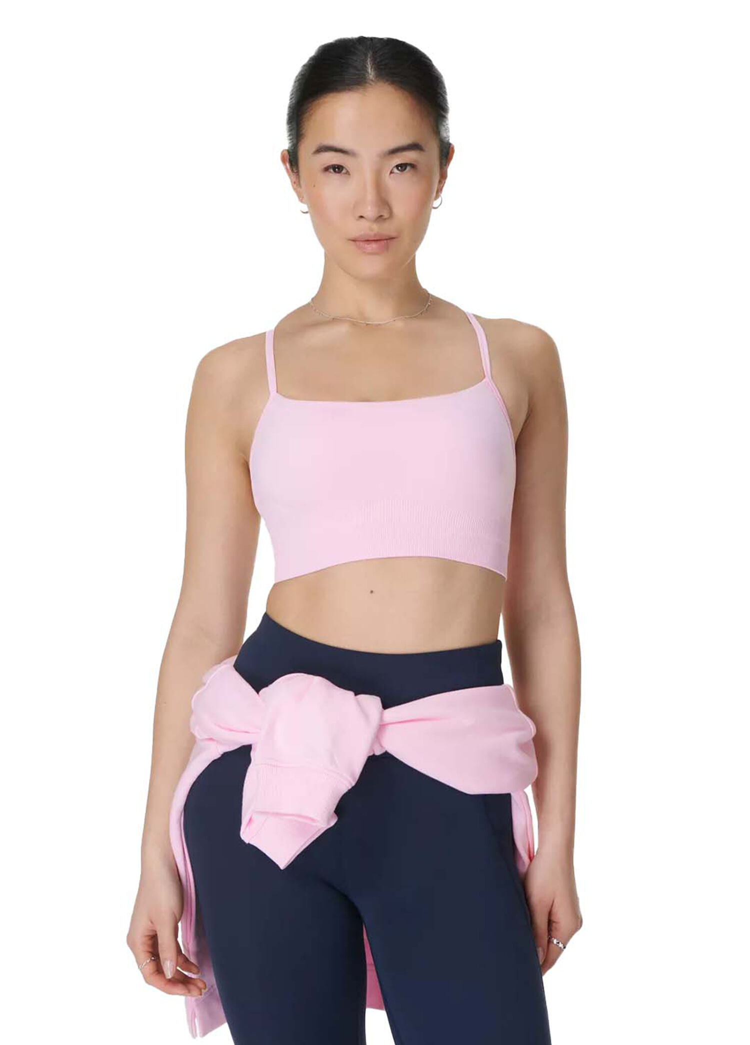 Spirit Restored Seamless Yoga Bra Pembe Kadın Spor Atlet