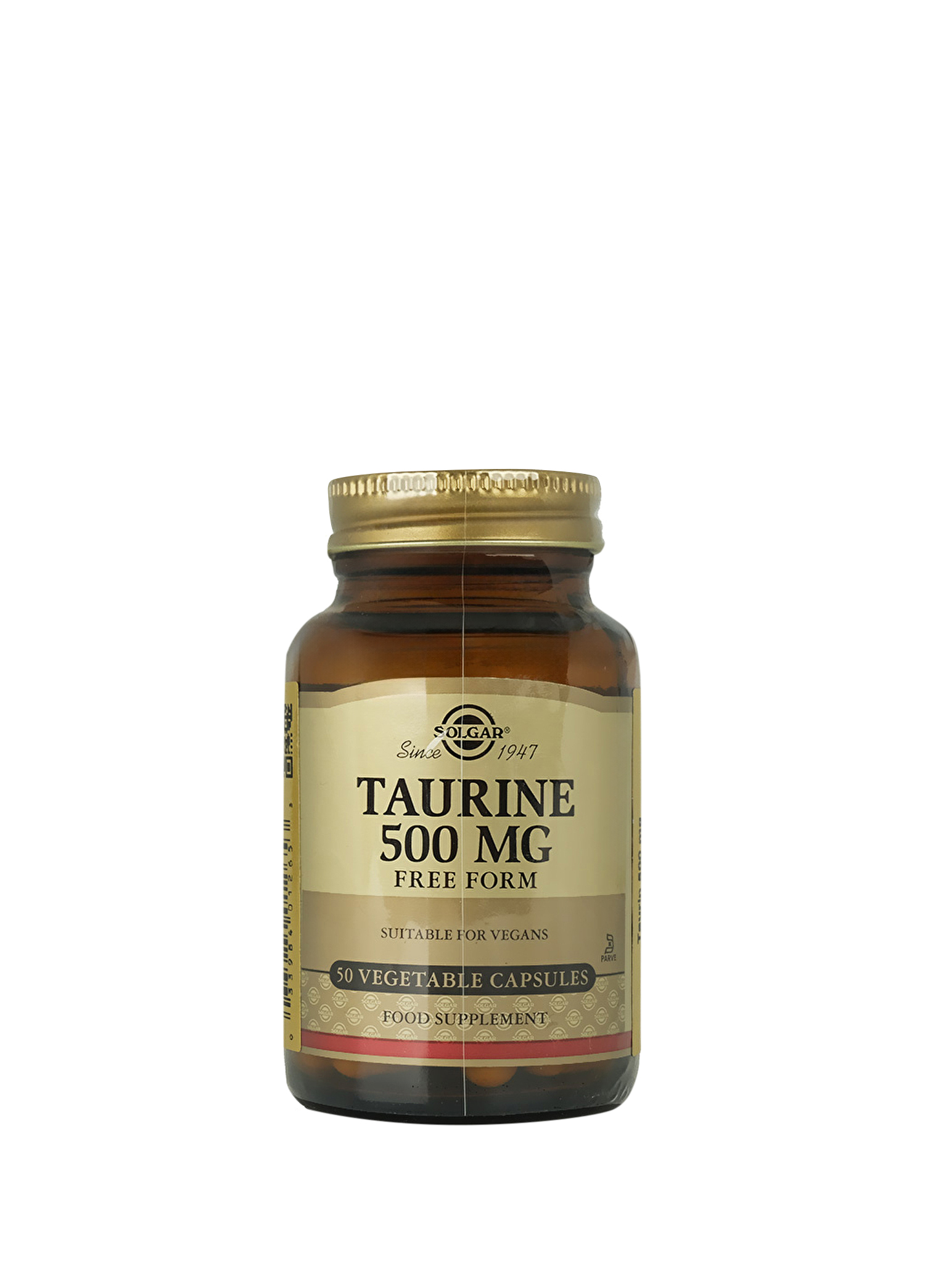 Taurin Aromasız Takviye Edici Gıda 500 mg 50 Kapsül