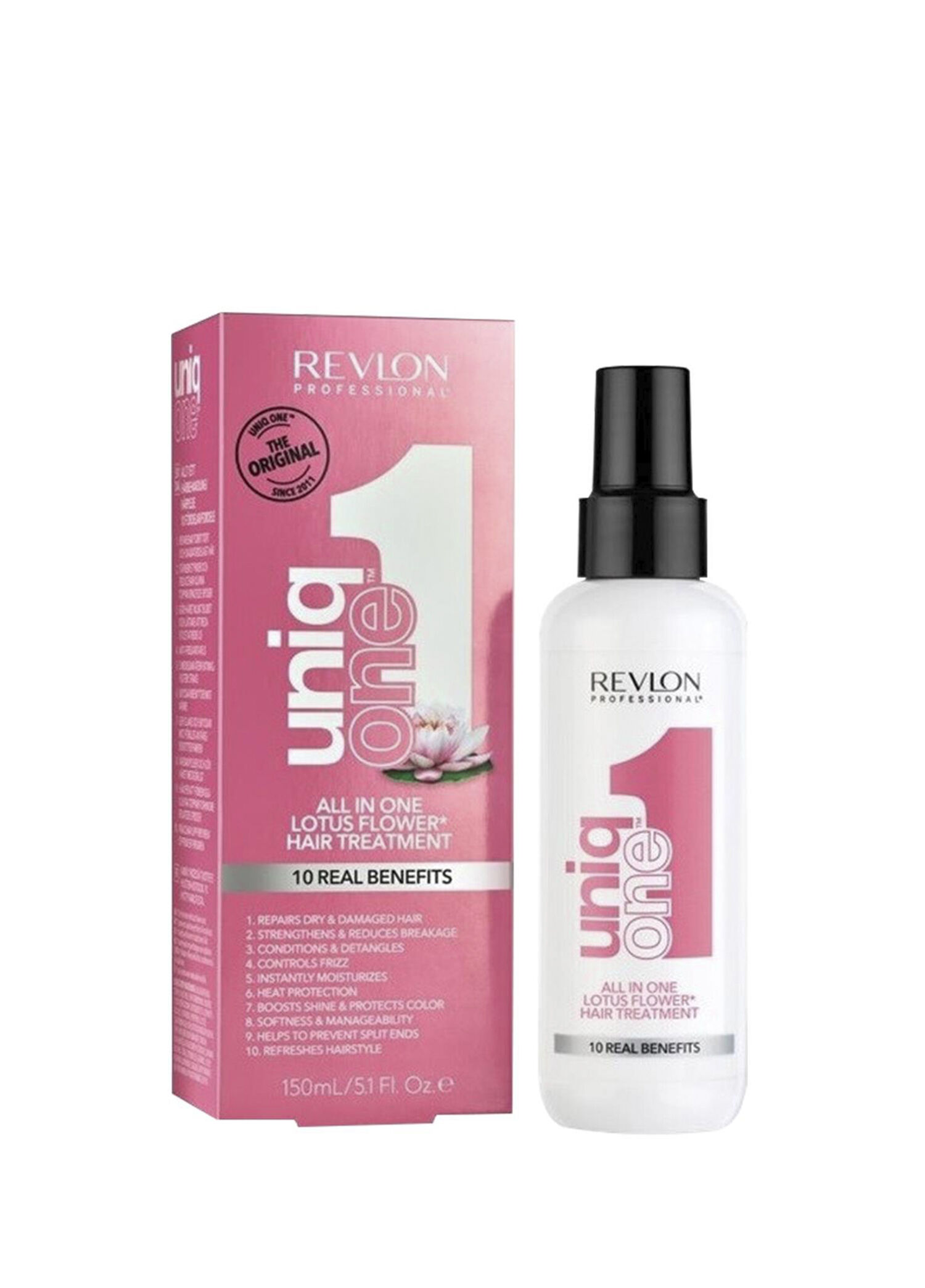 UniqOne Lotus Flower All In One Hair Treatment 10 Etkili Durulanmayan Saç Bakım Spreyi 150 ml