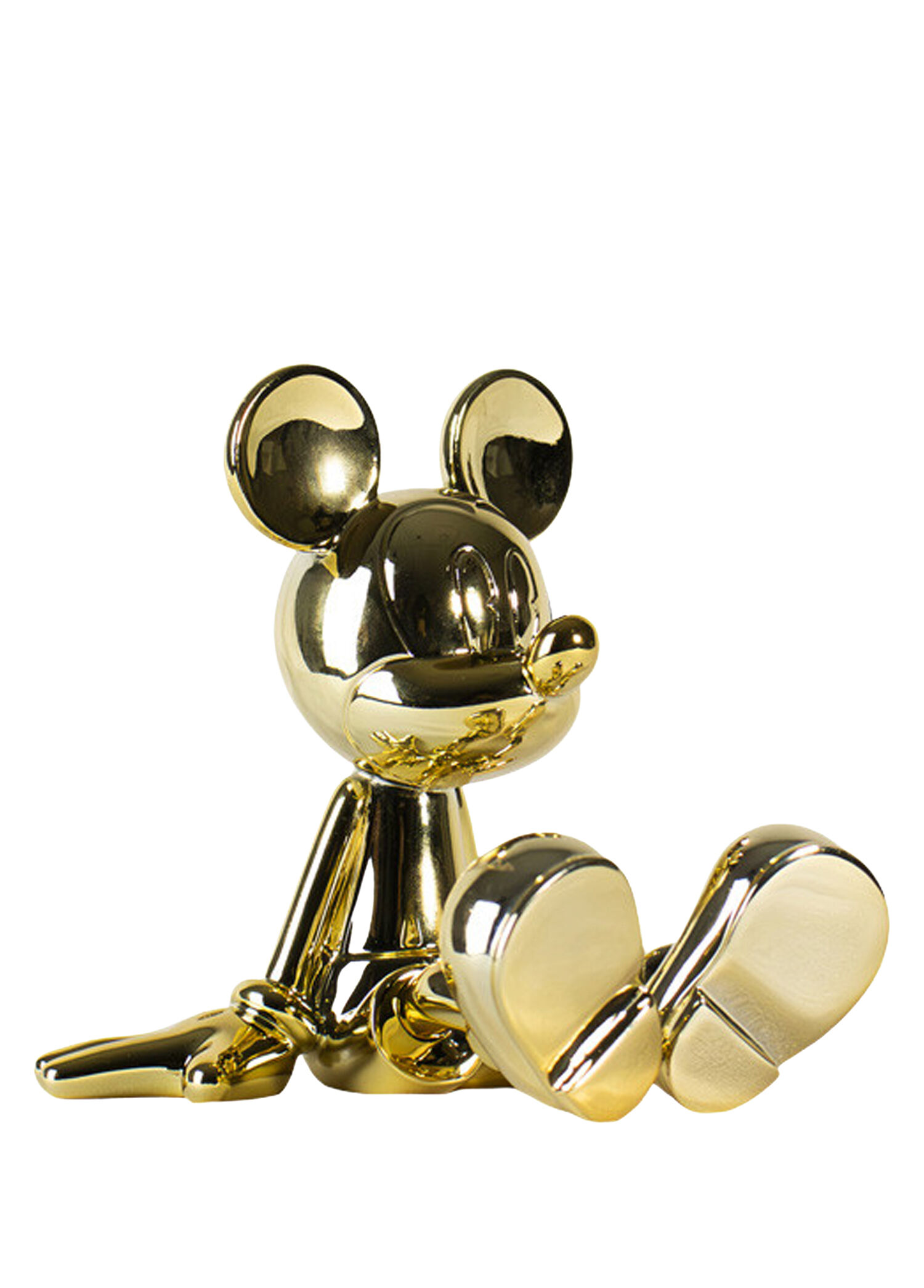 Sitting Mickey Par Marcel Wanders Gold Heykel