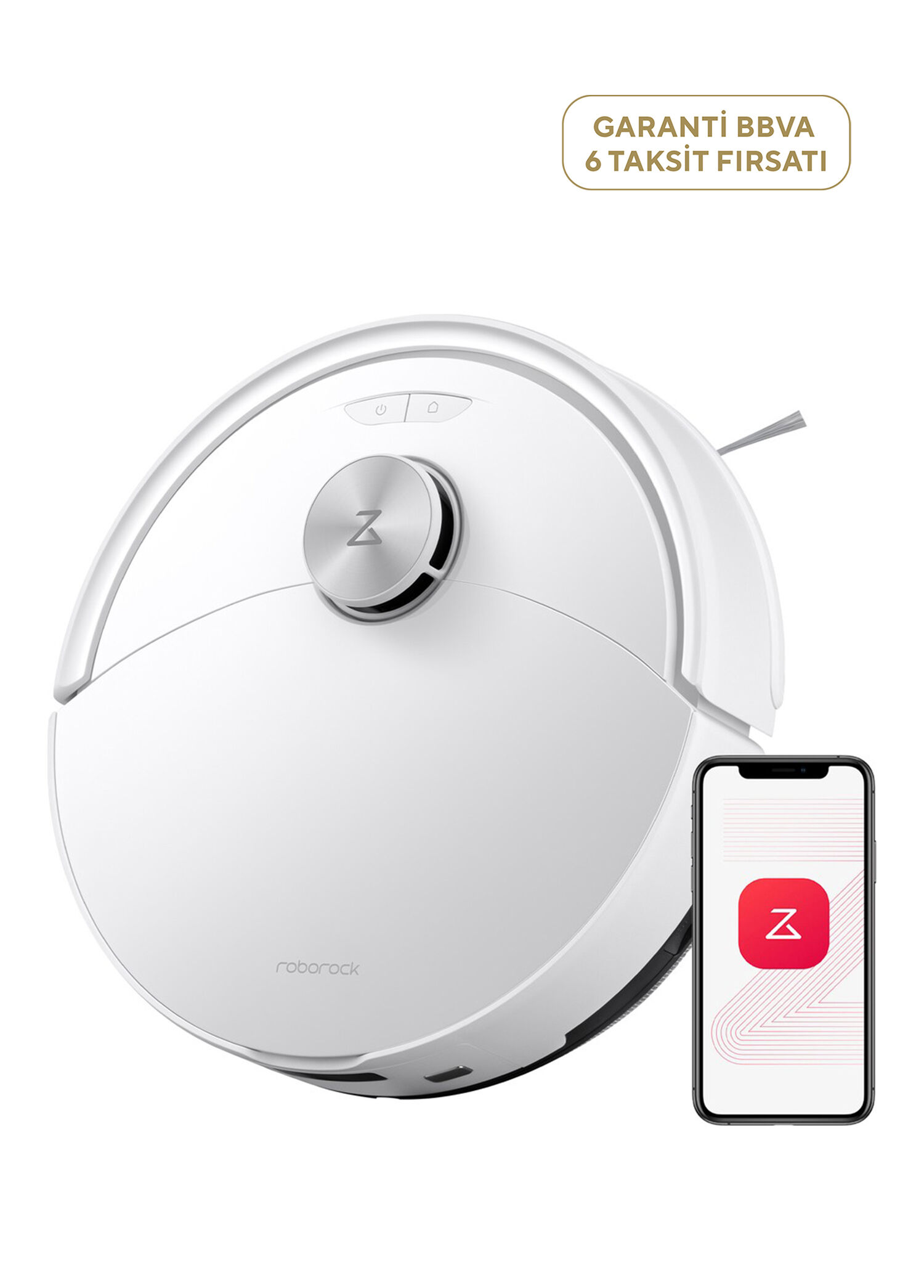 S8 Pro Beyaz Akıllı Robot Süpürge