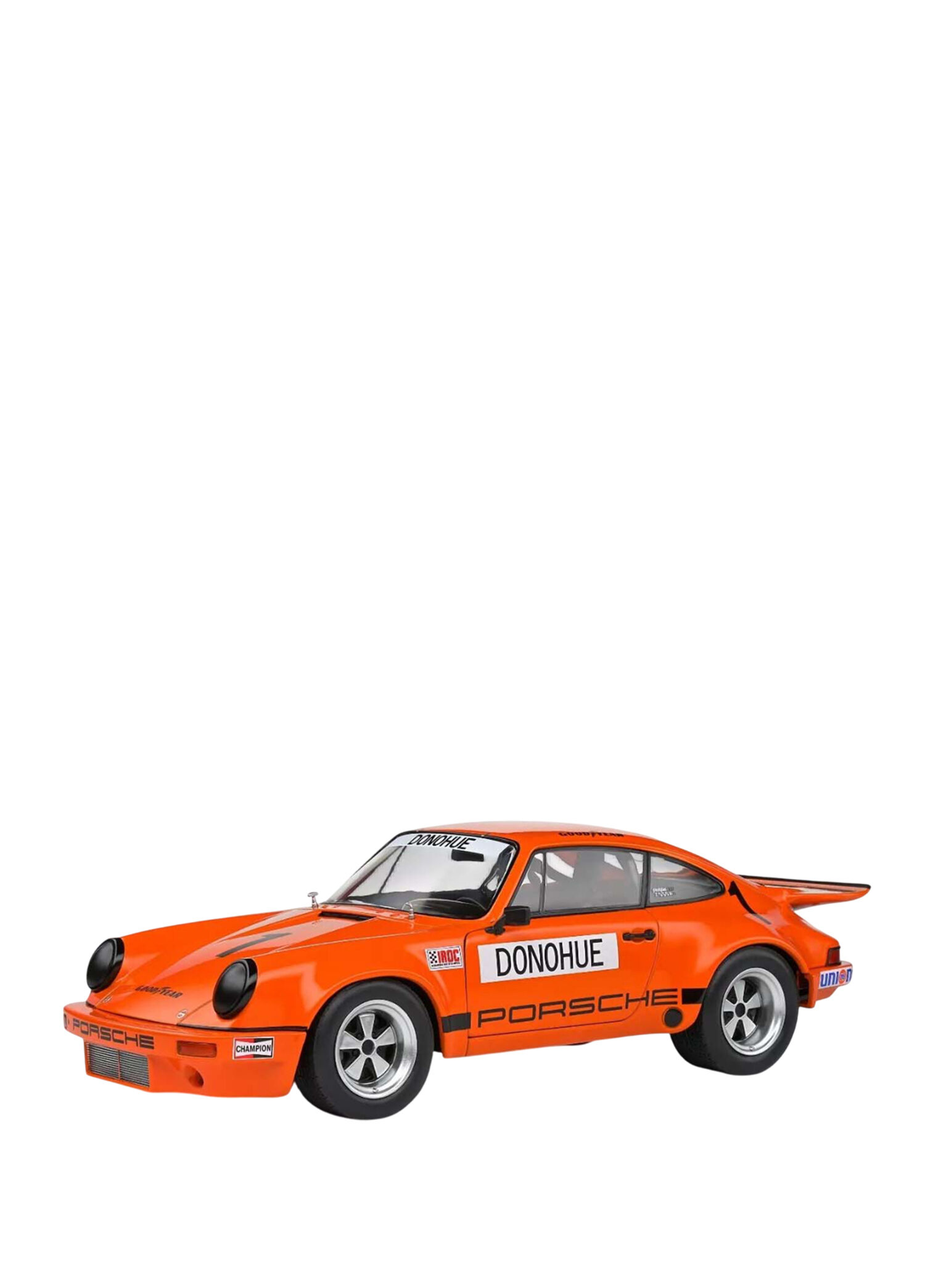 1974 Porsche 911 Carrera 3.0 RSR #1 Winner IROC 1974 Mark Donohue 1:18 Turuncu Model Araba