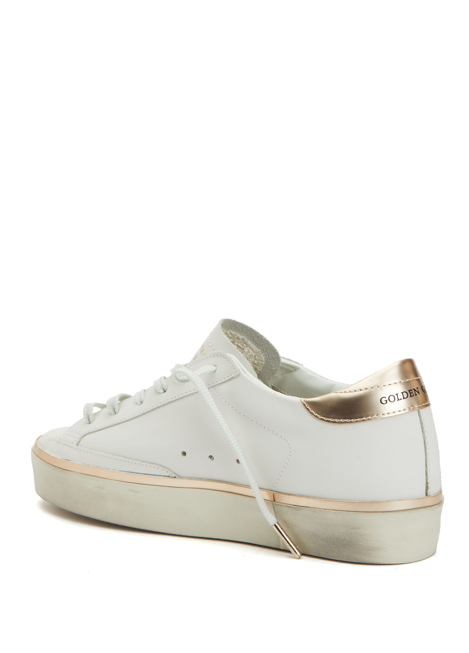 Golden Goose Beyaz Kadın Hı Star Beyaz Kadın Deri Sneaker 1897076