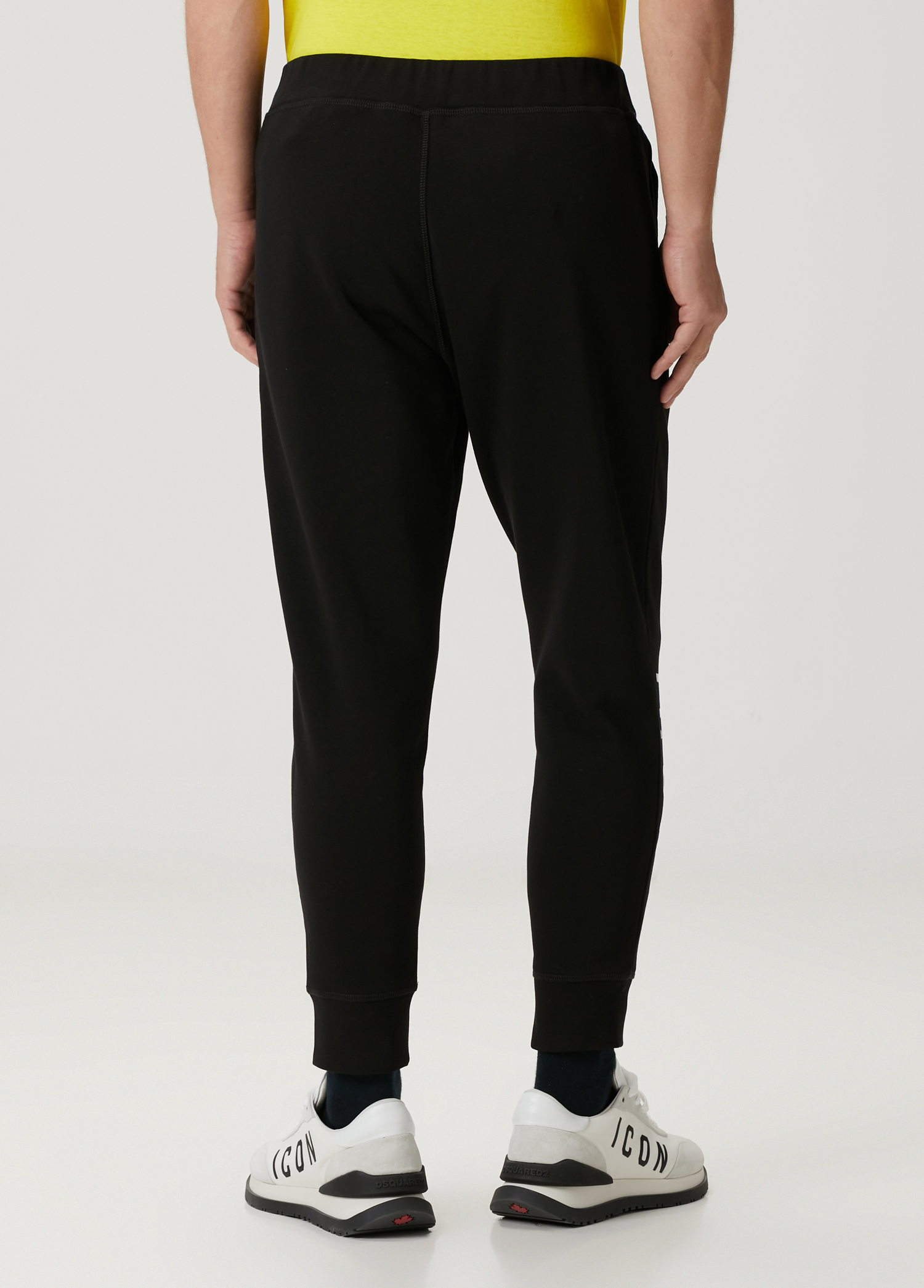 Black Dsquared2 Black Men Icon Ski Black Jogger Sweatpants 1669028