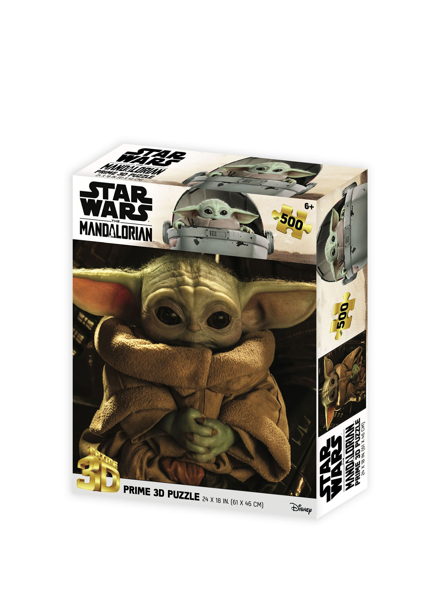 Star Wars The Mandalorian Grogu 500 Parça 3D Puzzle