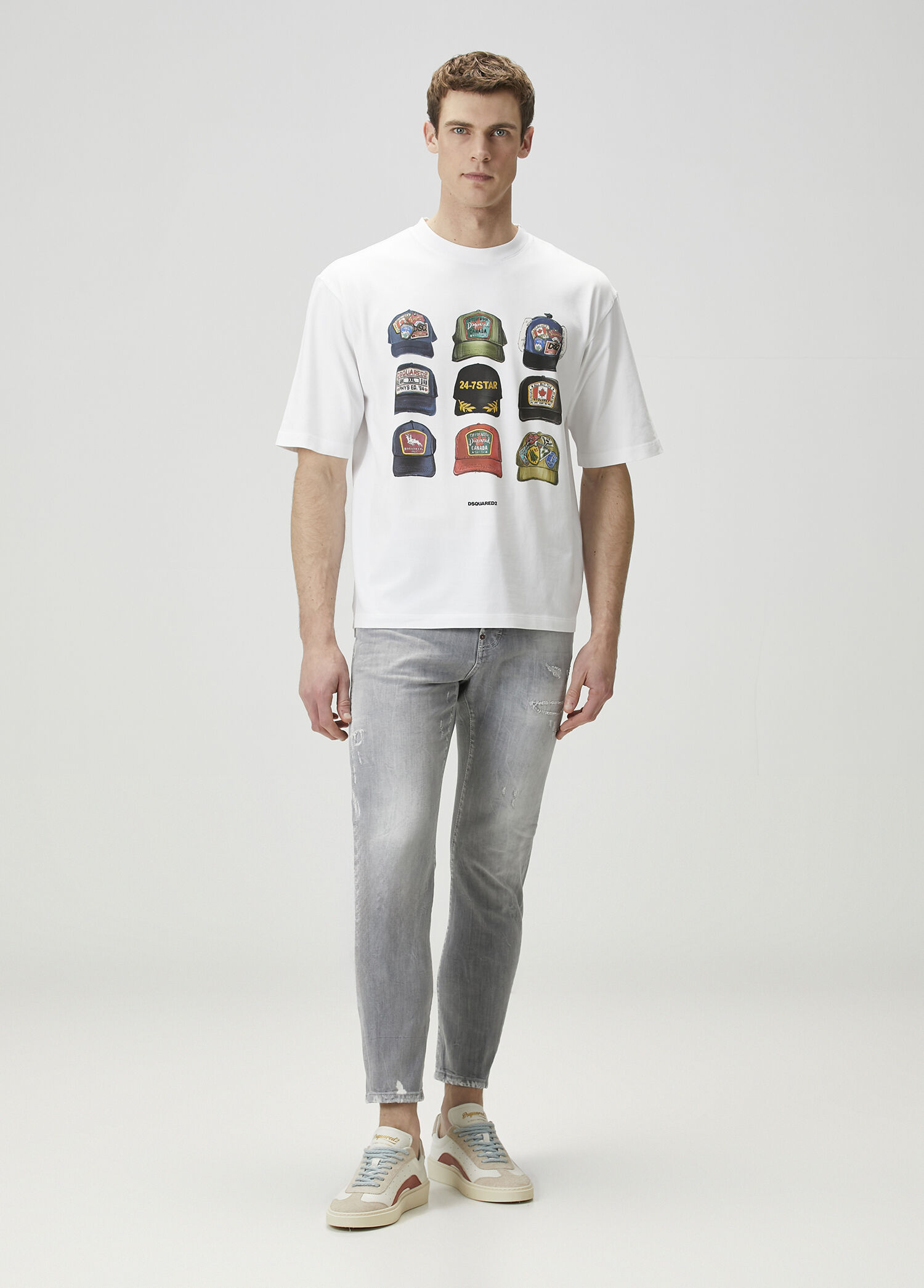 Slim Fit Twist Gri Jean Pantolon