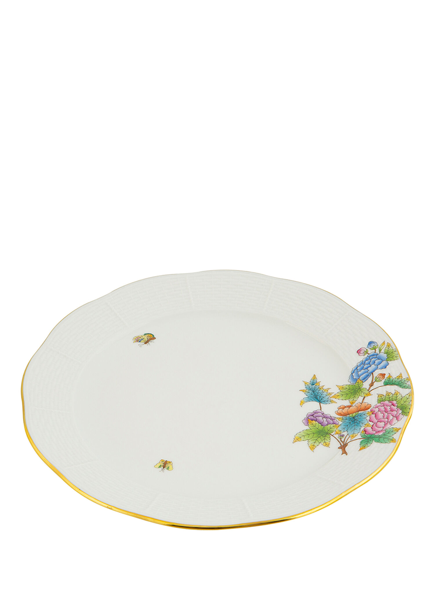 Petite Vıctoria Desenli Porselen Yemek Tabağı 25.5 cm