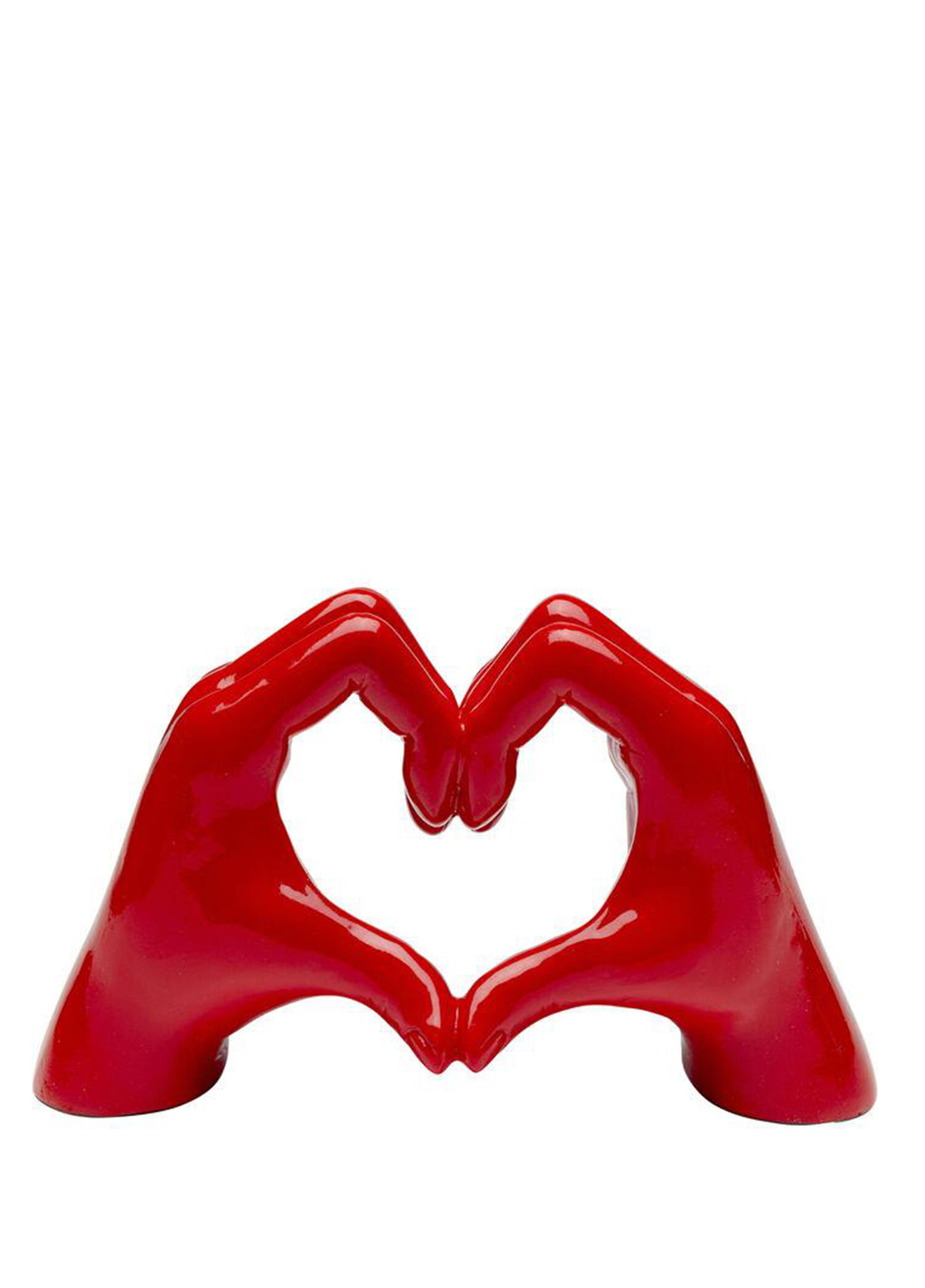 Heart Hands Kırmızı Dekoratif Obje