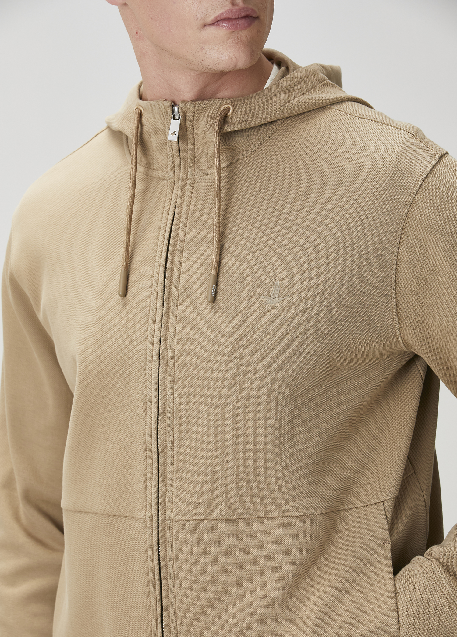 Vizon Kapüşonlu Sweatshirt_5