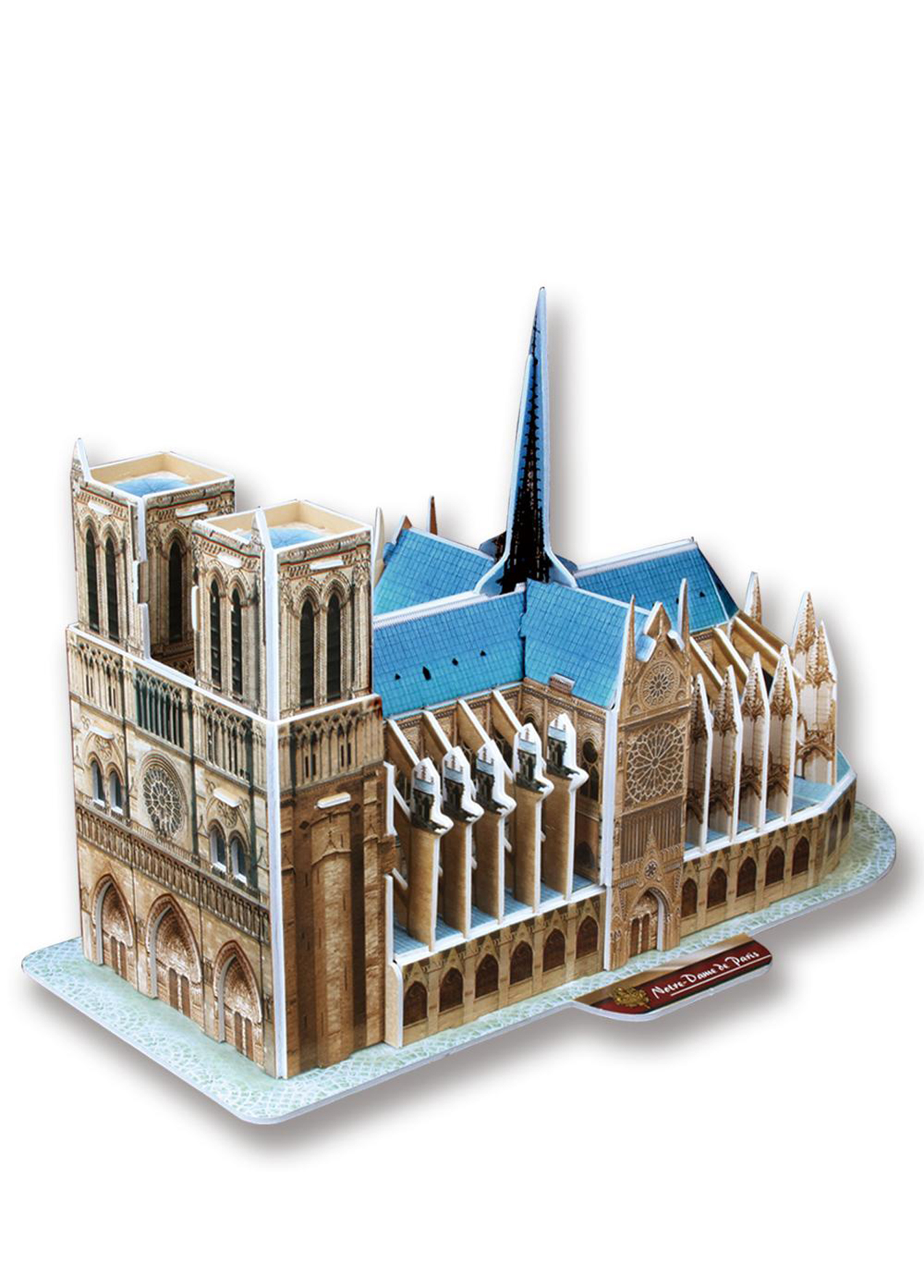 Fransa Notre Dame Kilisesi 3D Puzzle 40 Parça