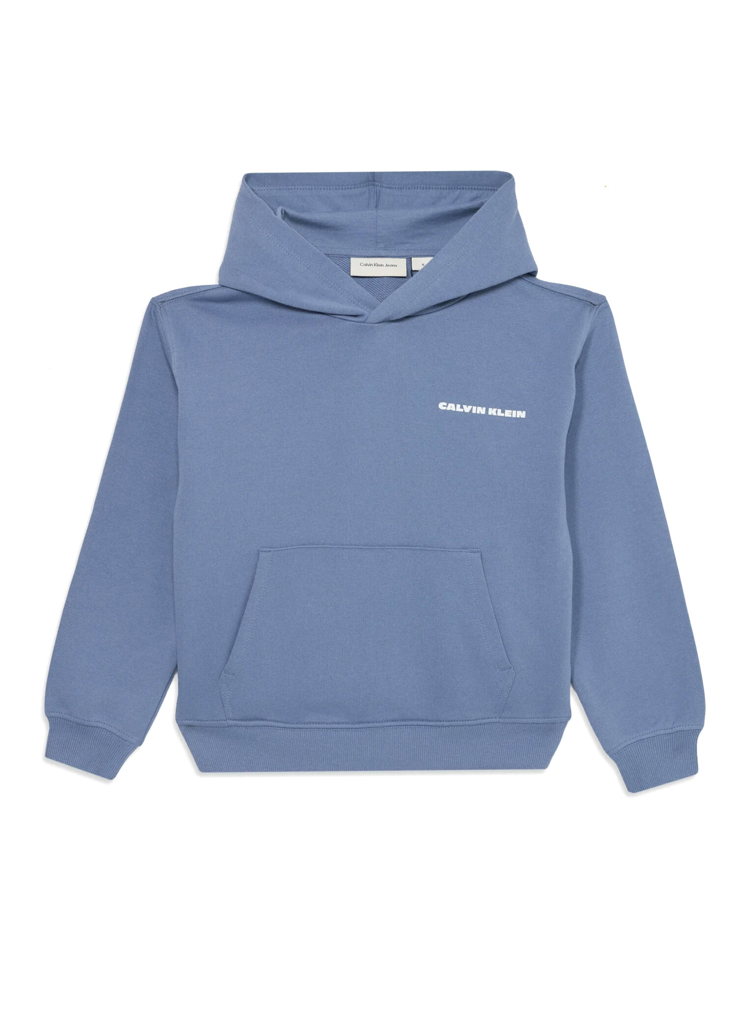 Relaxed Mavi Kapüşonlu Erkek Çocuk Sweatshirt
