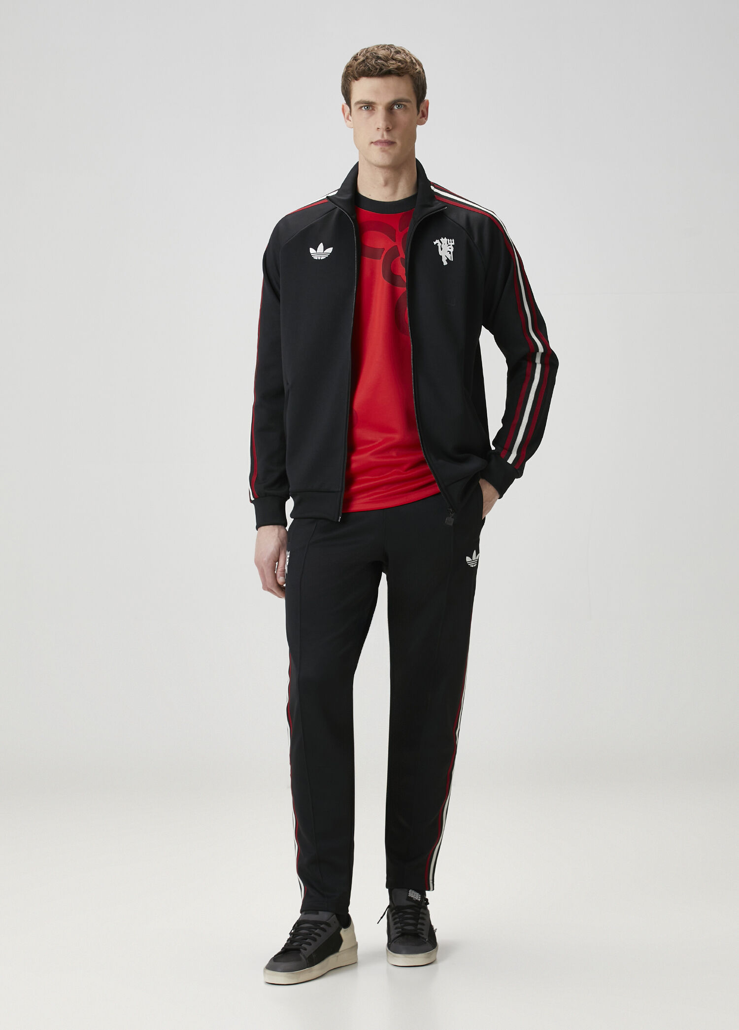 Adidas Siyah Erkek Manchester United Originals Siyah Eşofman Altı