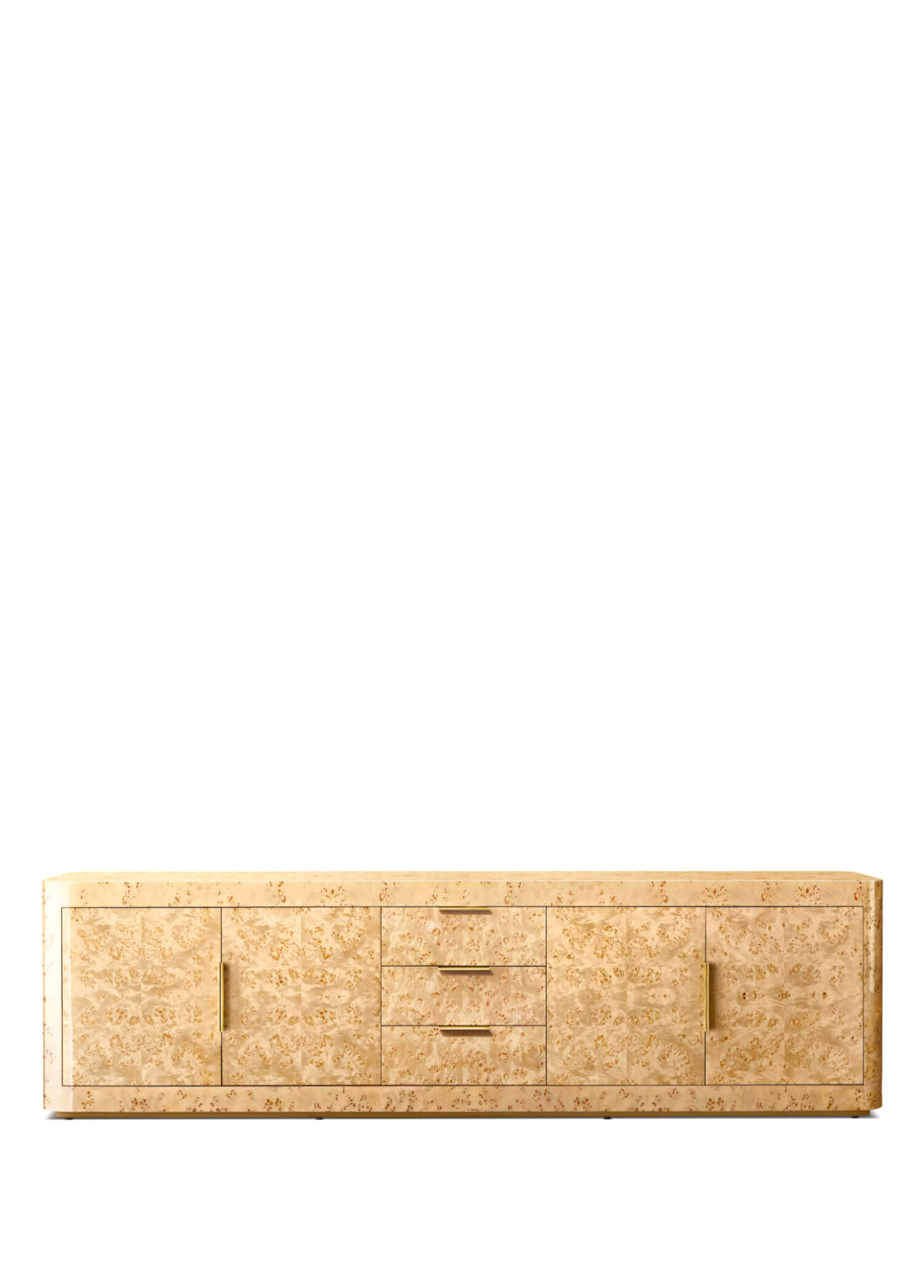 Dante Burl Naturel Ahşap Büyük Boy TV Konsolu 70 x 220 cm