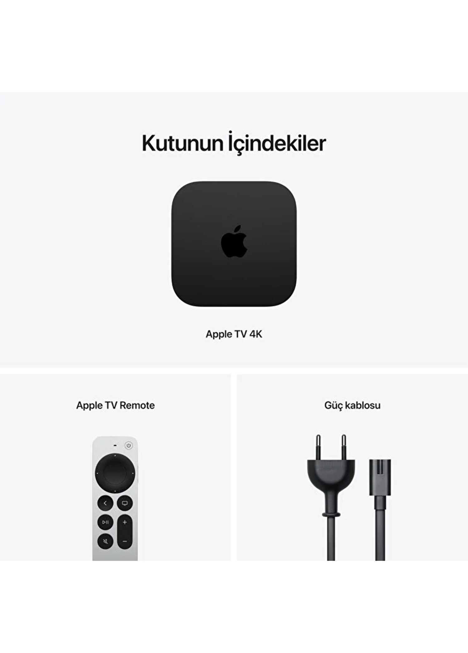 Apple - 128GB 4K Wi-Fi + Ethernet Apple TV MN893TZ/A - Gümüş