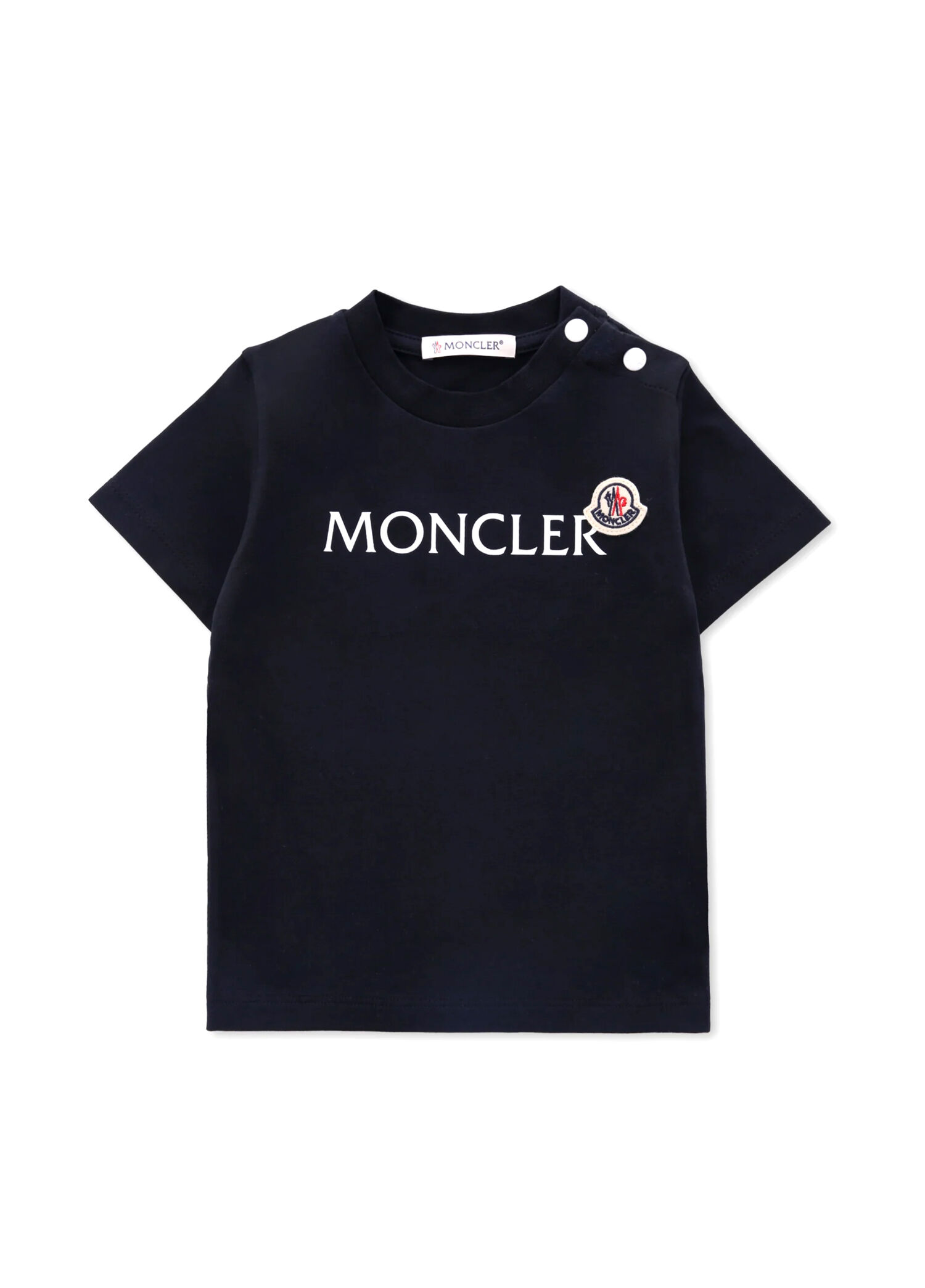 Lacivert Logo Patchli Erkek Çocuk T-shirt