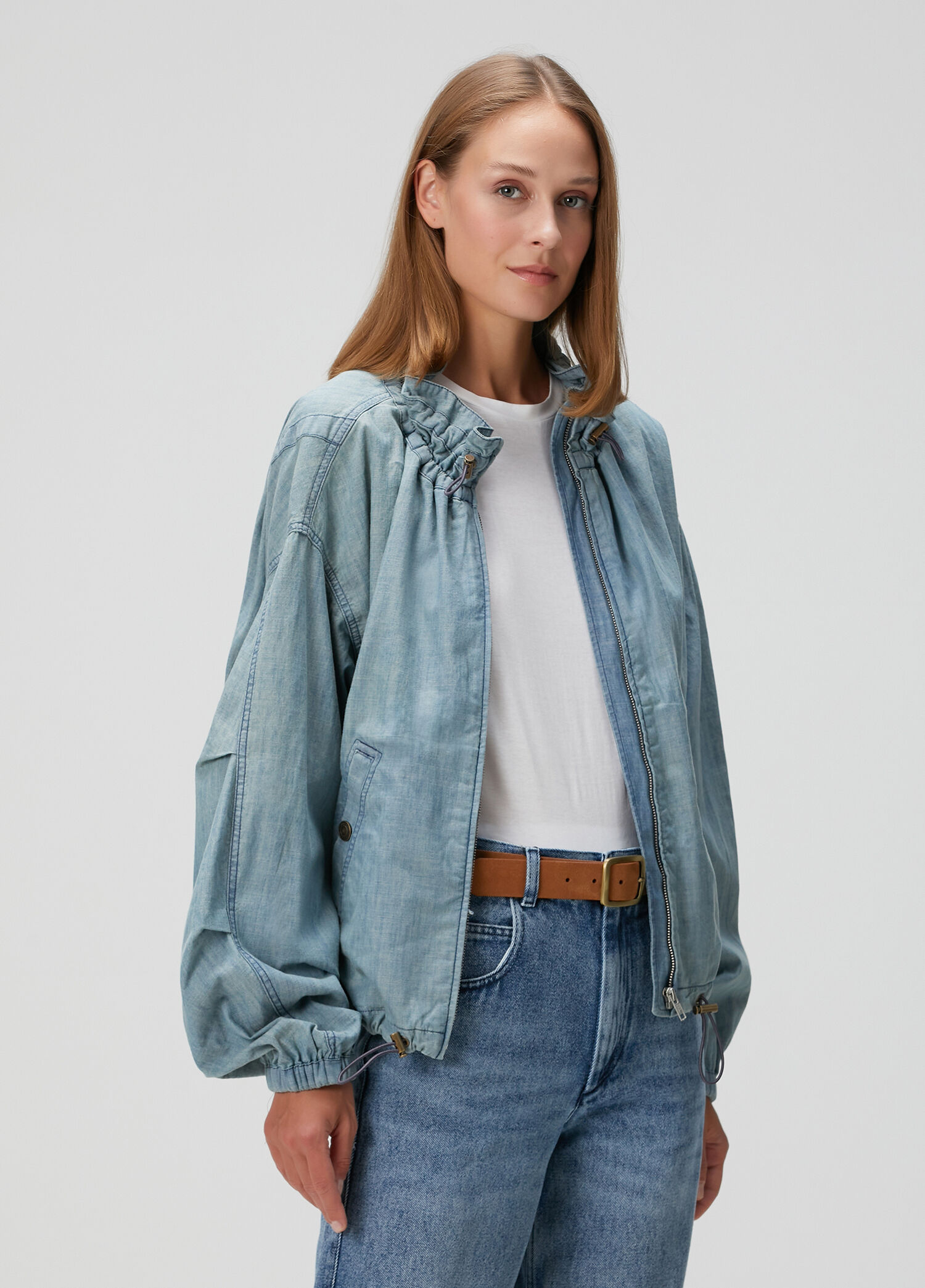 Plume Mavi Denim Gömlek