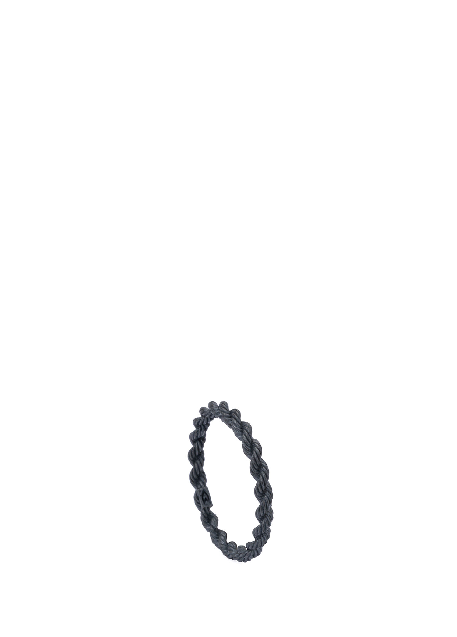 Oksit Rope Zincir Erkek Gümüş Yüzük