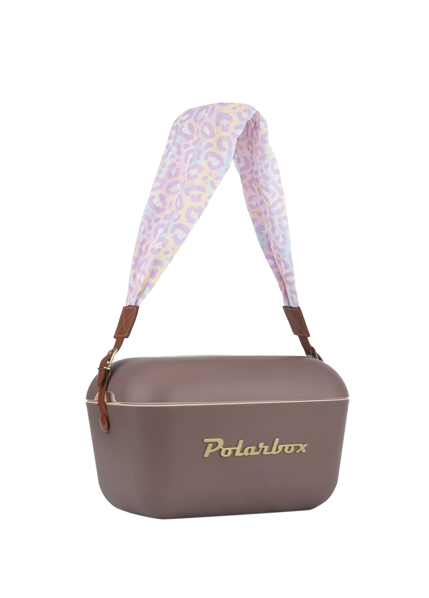 Prinkstyle Animal Classic Mauve Gold Kızıl Kahve Pamuk ve Deri Kayışlı Soğuk ve Sıcak Tutucu Thermo Box 12 lt