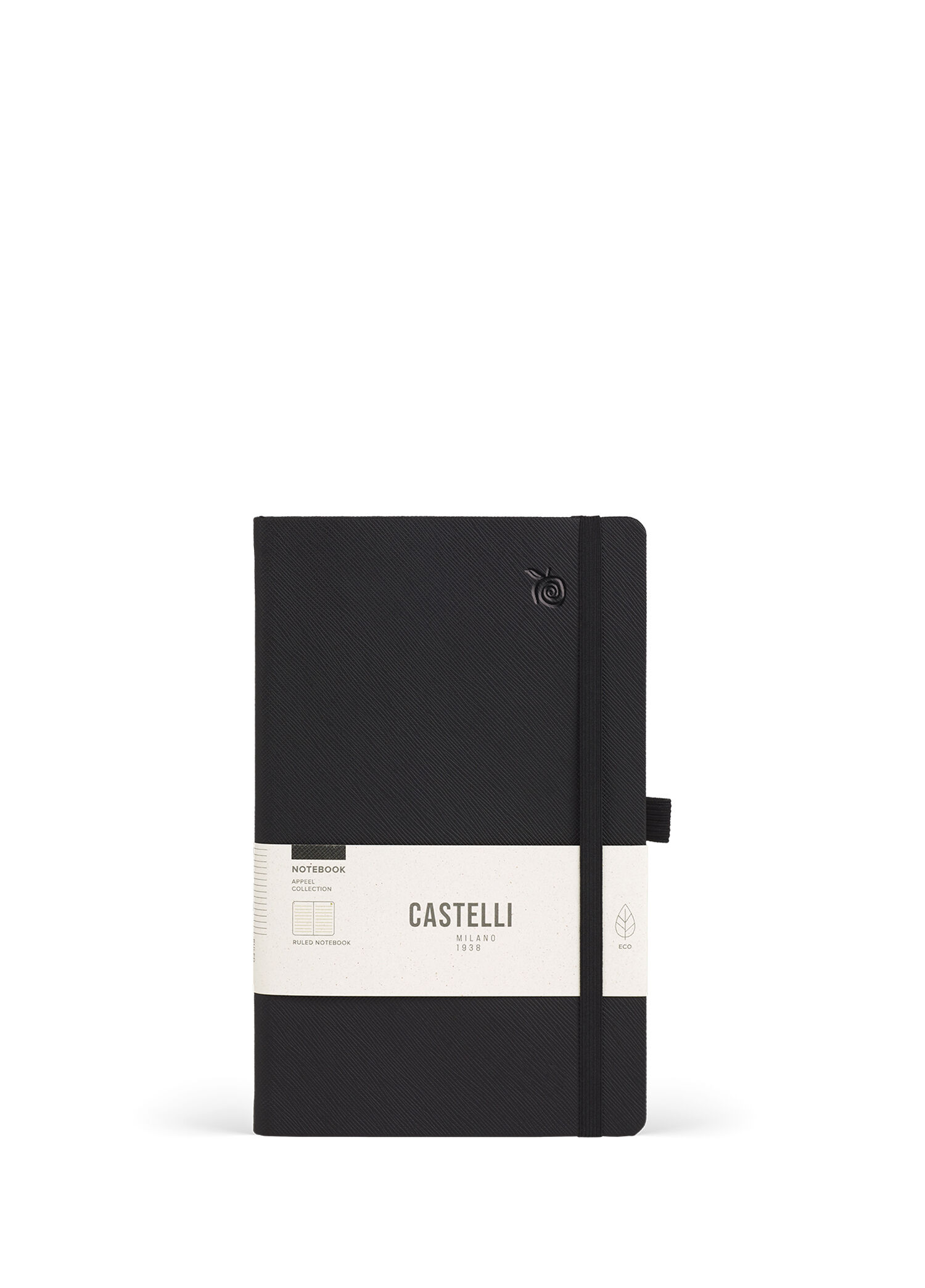 Milano Appeel Black Çizgili Defter