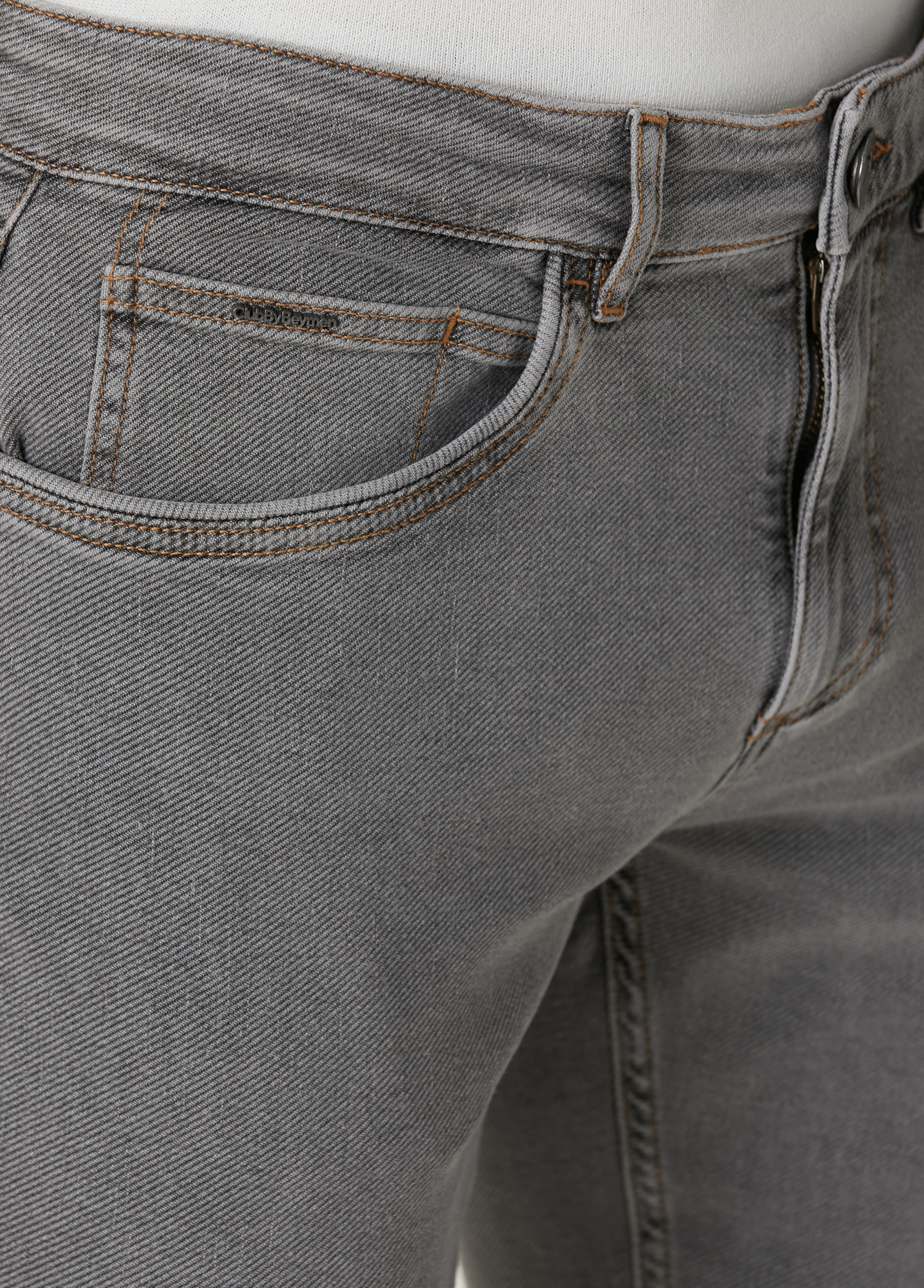 XSlim Fit Açık Gri Spor Pantolon_3