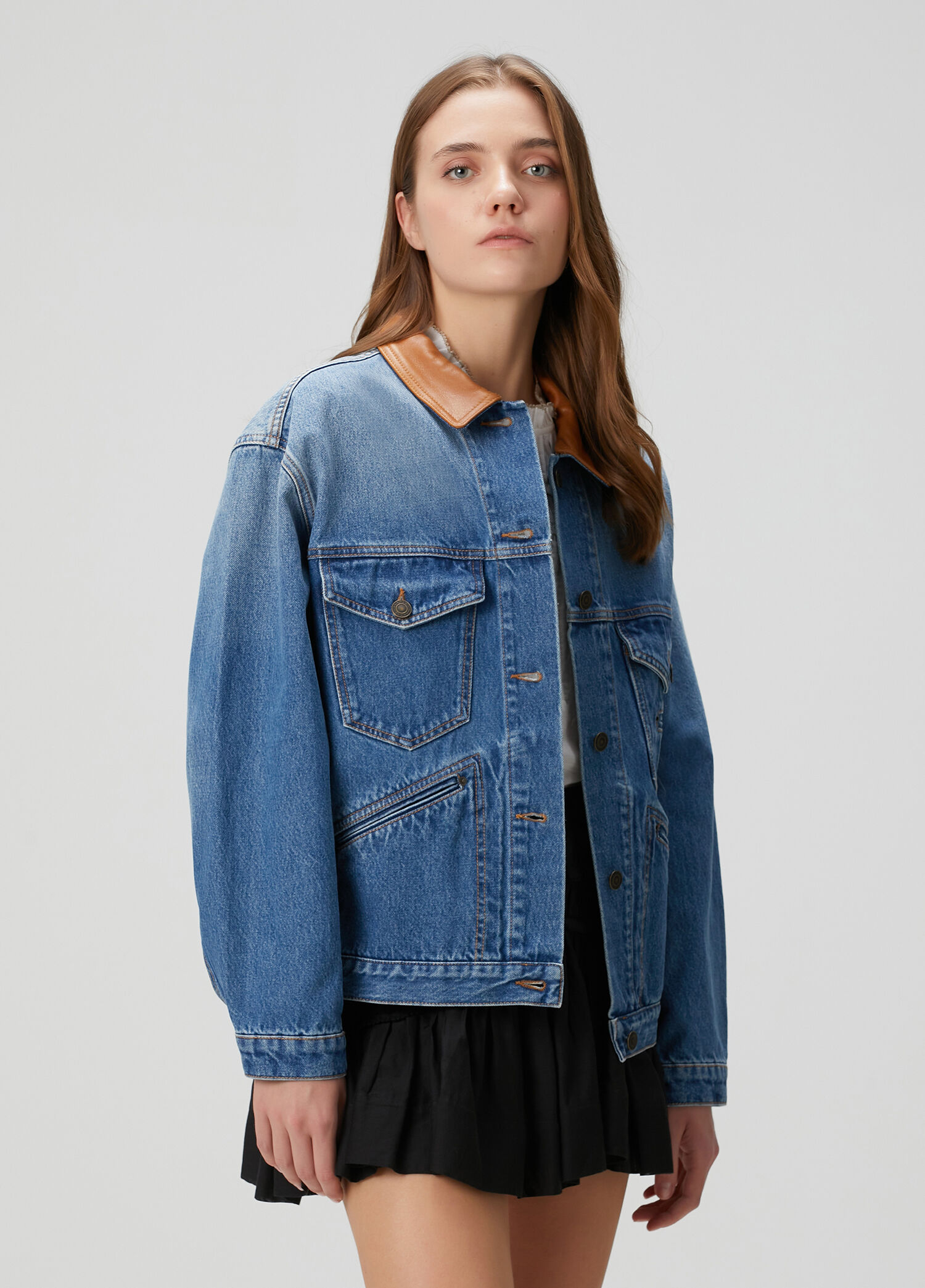 Petunia Mavi Denim Ceket
