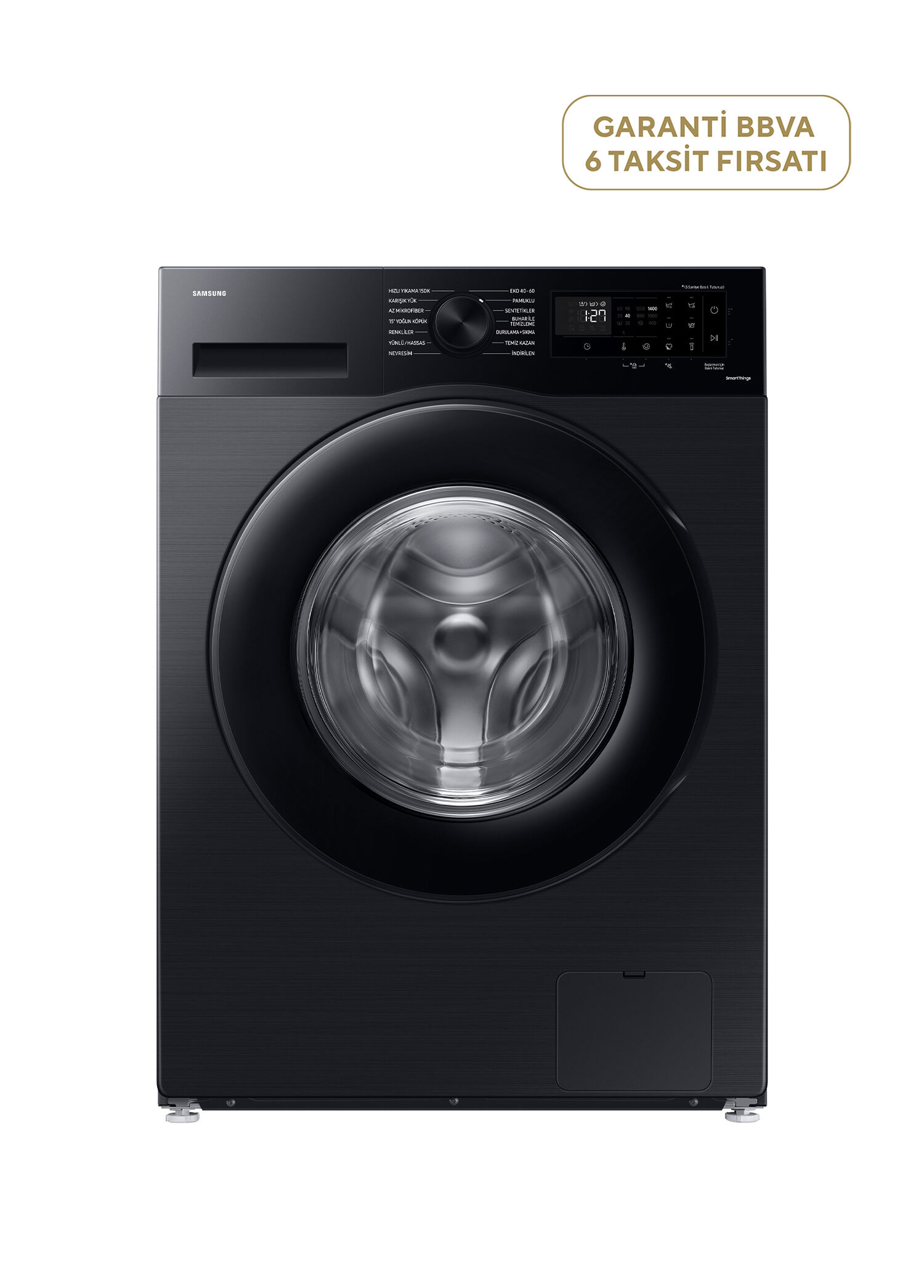 WW90CGC04DABAH Siyah Çamaşır Makinesi 9 kg