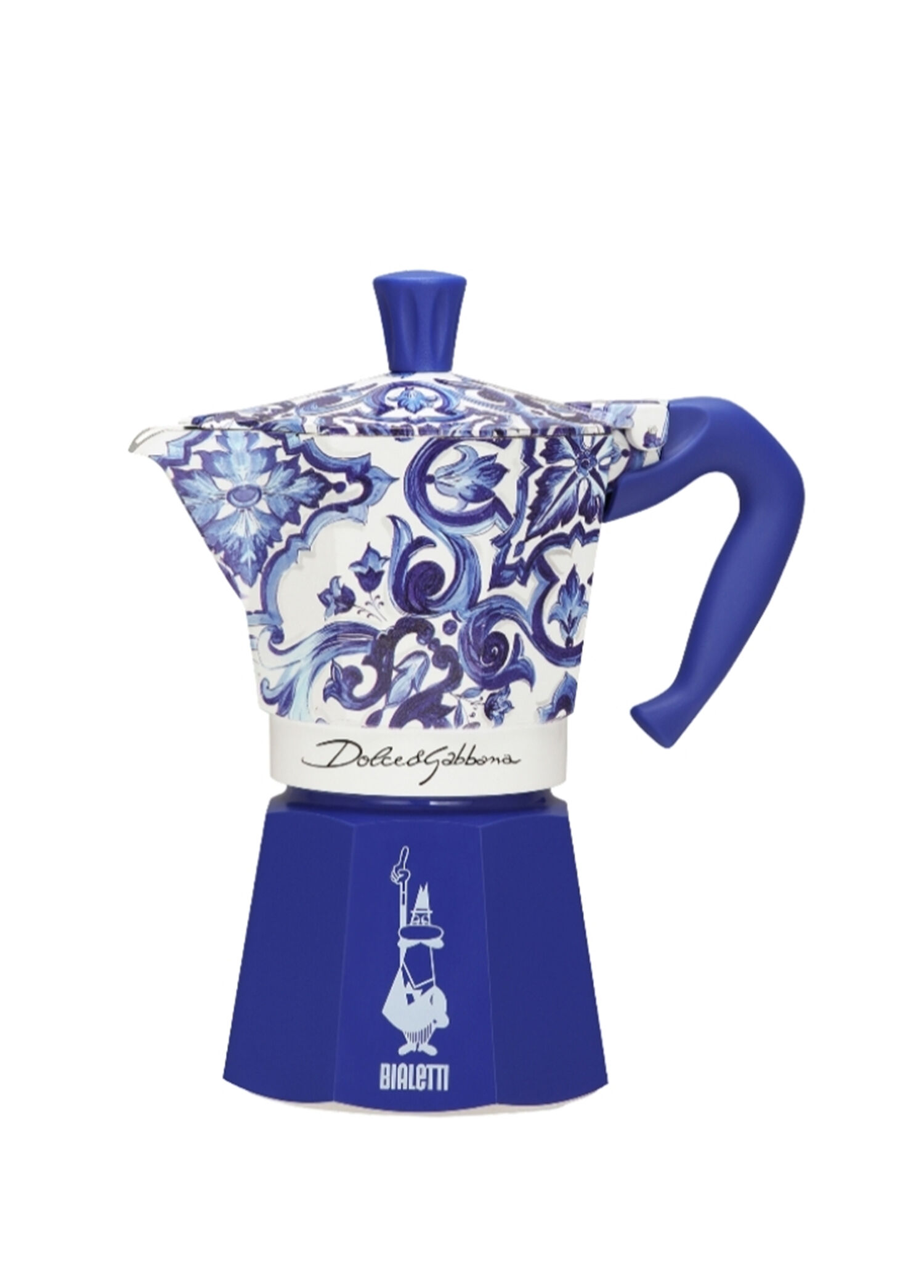 Bialetti - Dolce Gabbana Akdeniz Mavisi 6 Cup Moka Express - Mavi