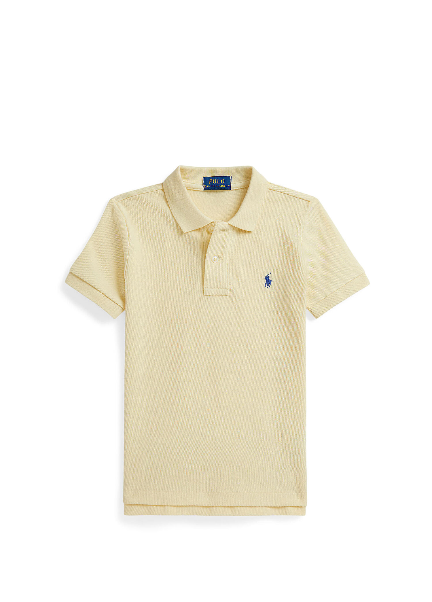 Sarı Polo Yaka Erkek Çocuk T-shirt