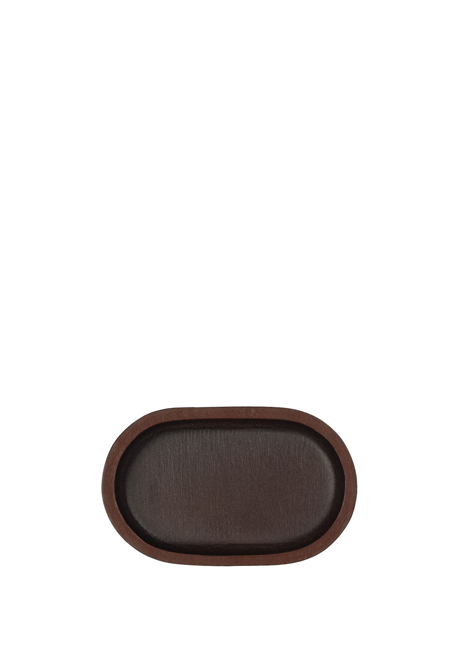 Plato Oval no.01 Kahverengi Deri Düzenleyici Tepsi