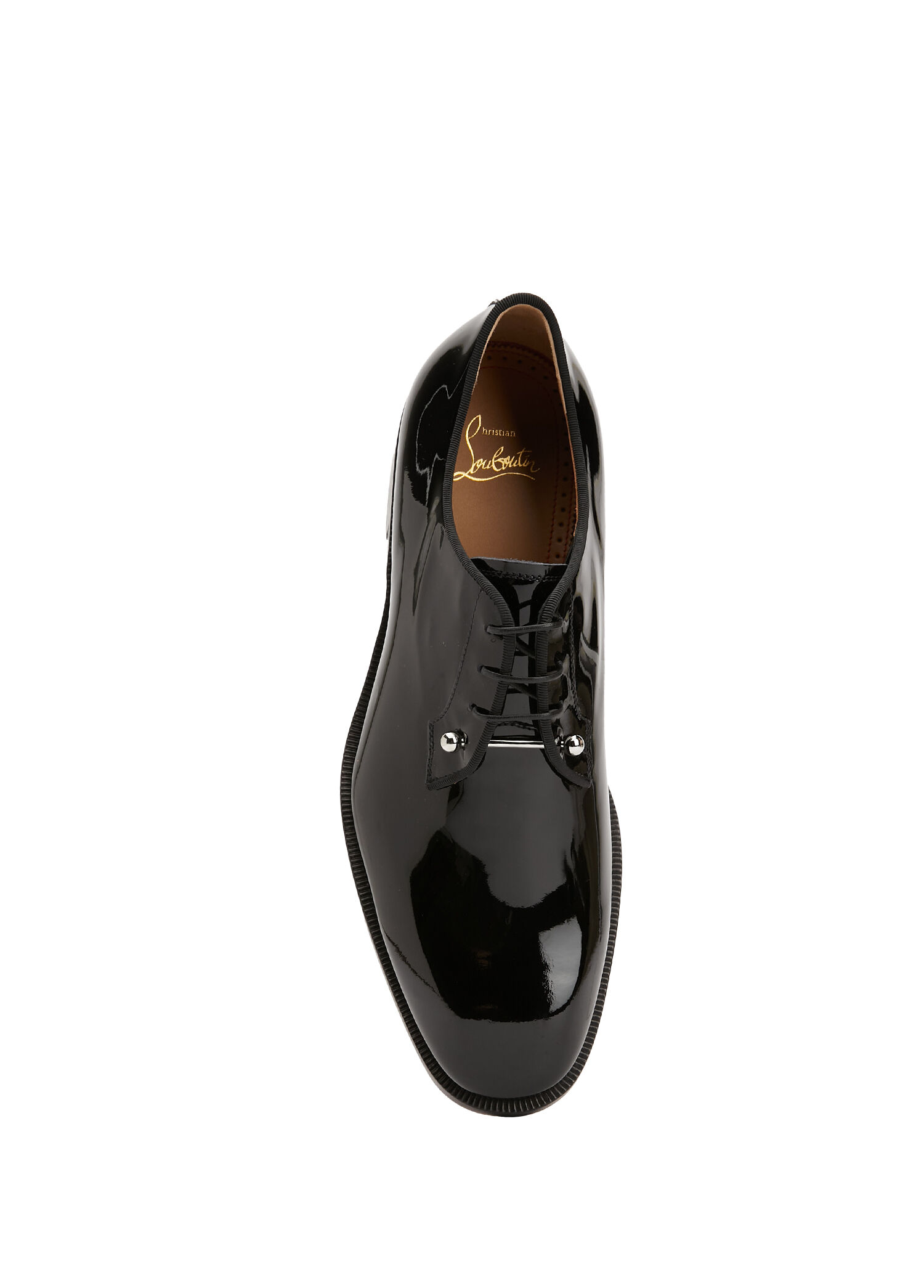 Christian Louboutin Siyah Erkek Chambeliss Siyah Deri Smokin