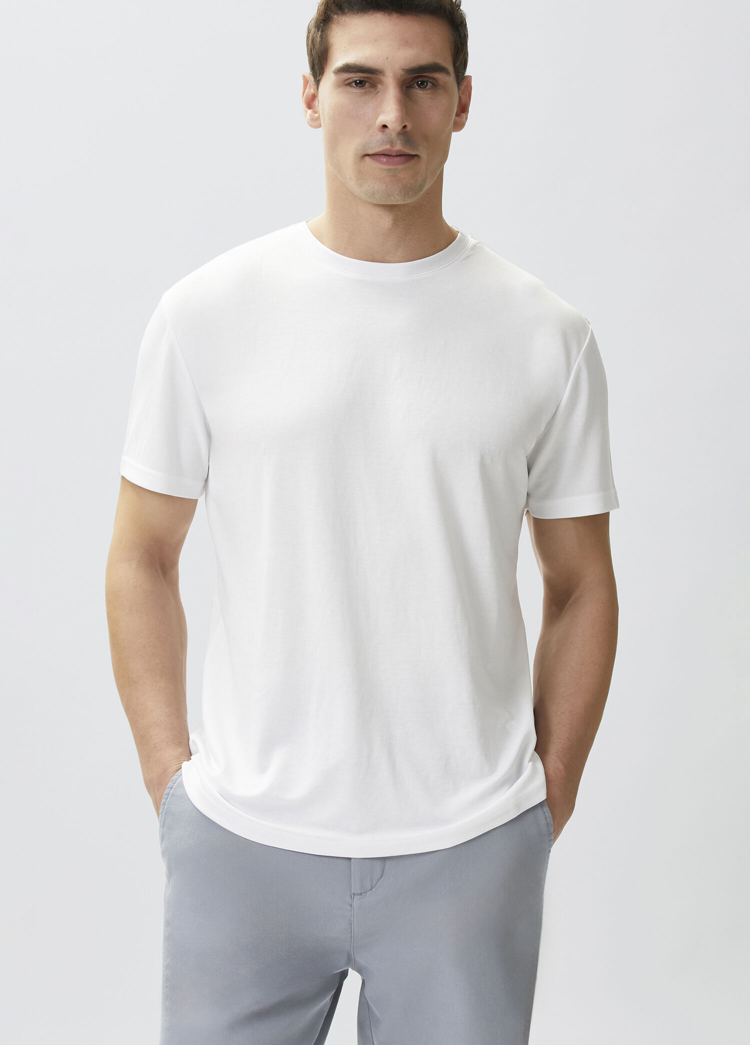 Beyaz Basic T-shirt