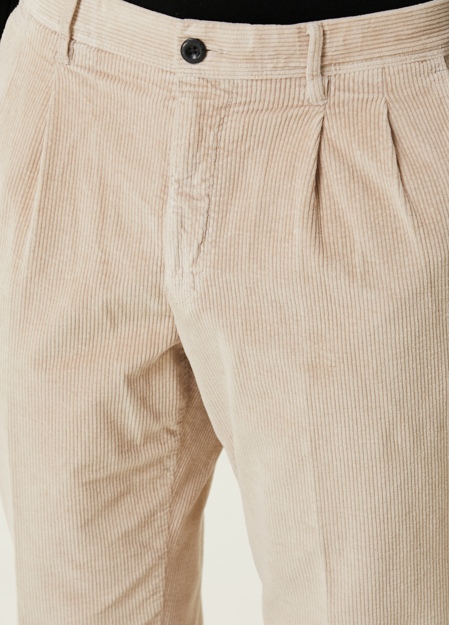 Incotex Beige Velvet Trousers