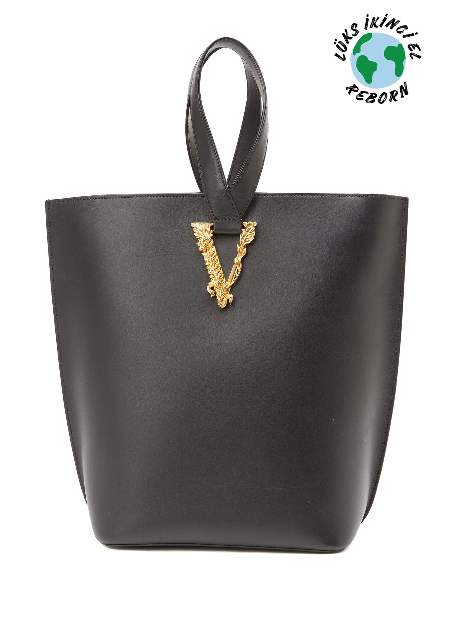 Versace Virtus Leather Çanta