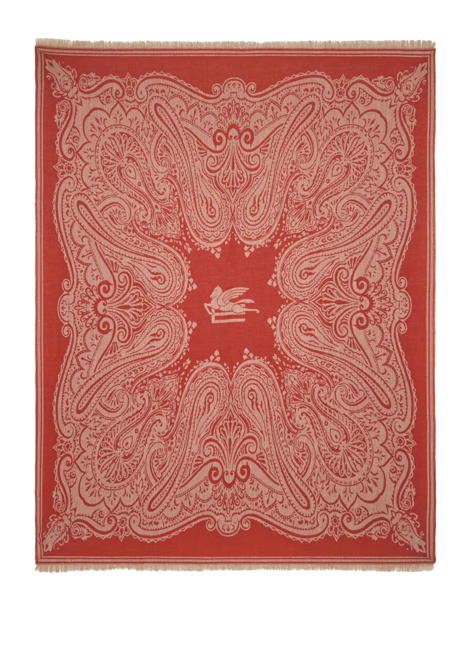 Alocasia Desenli Yün Throw