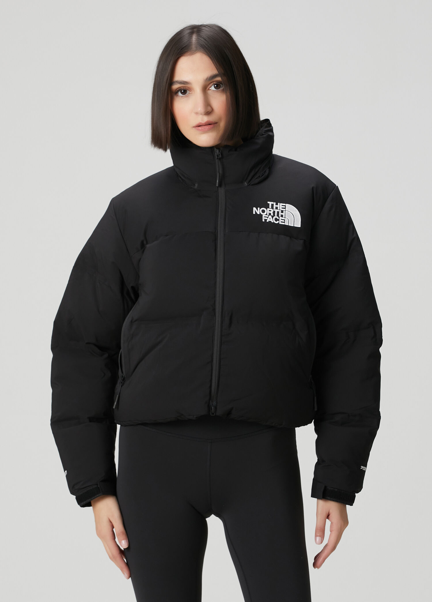 The North Face Siyah Kadın Nuptse Convertible Siyah Mont 1875858