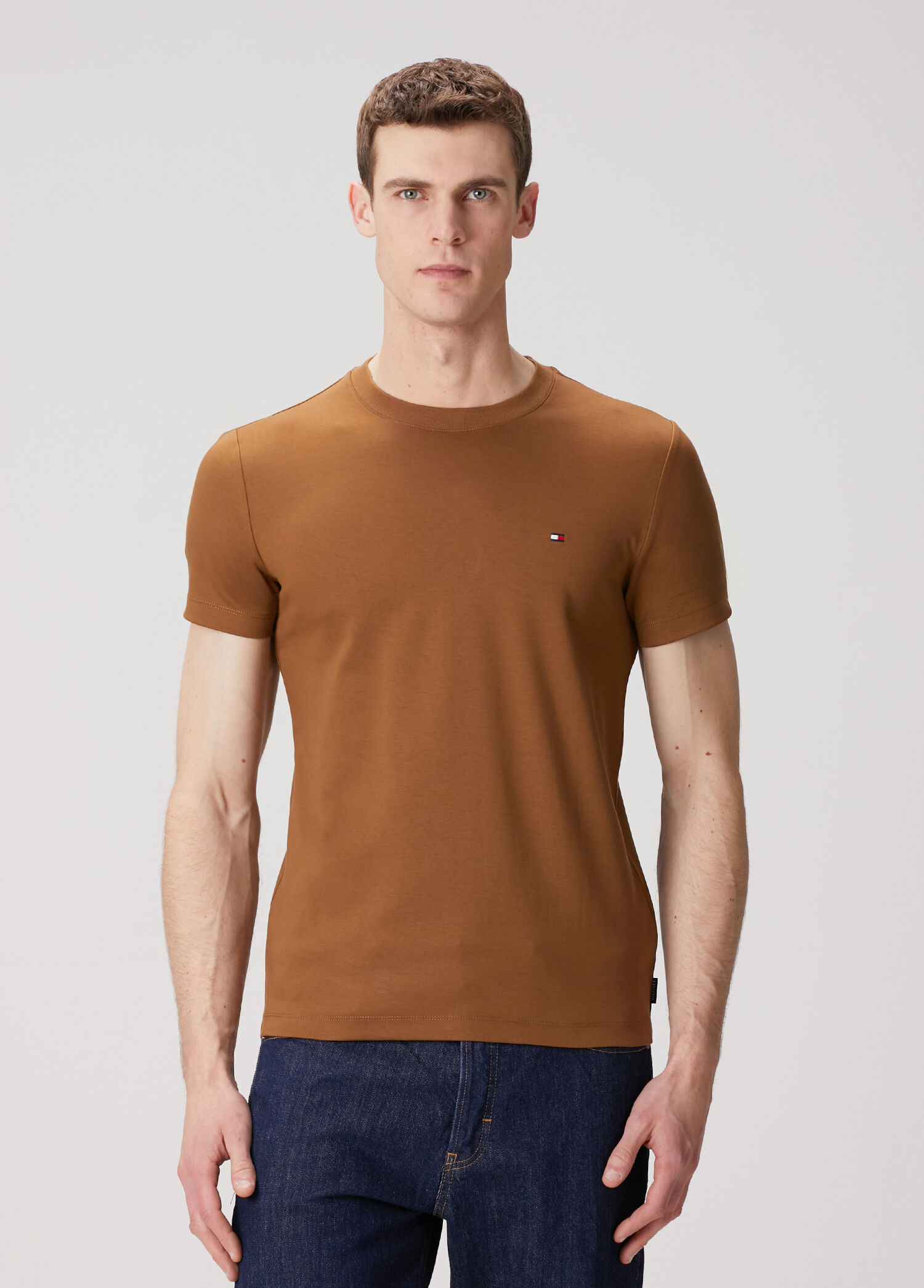 Kahverengi Basic T-shirt