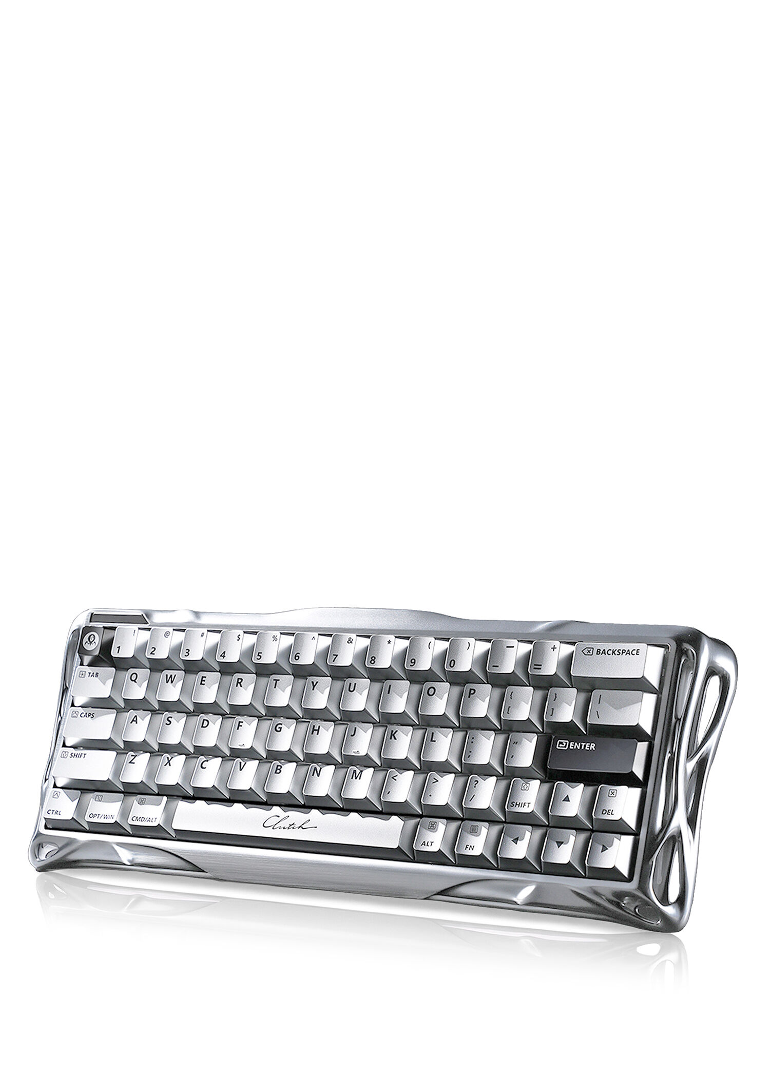 Mercury V60 Pro Chrome Silver Kablolu Manyetik Switch Gaming Klavye