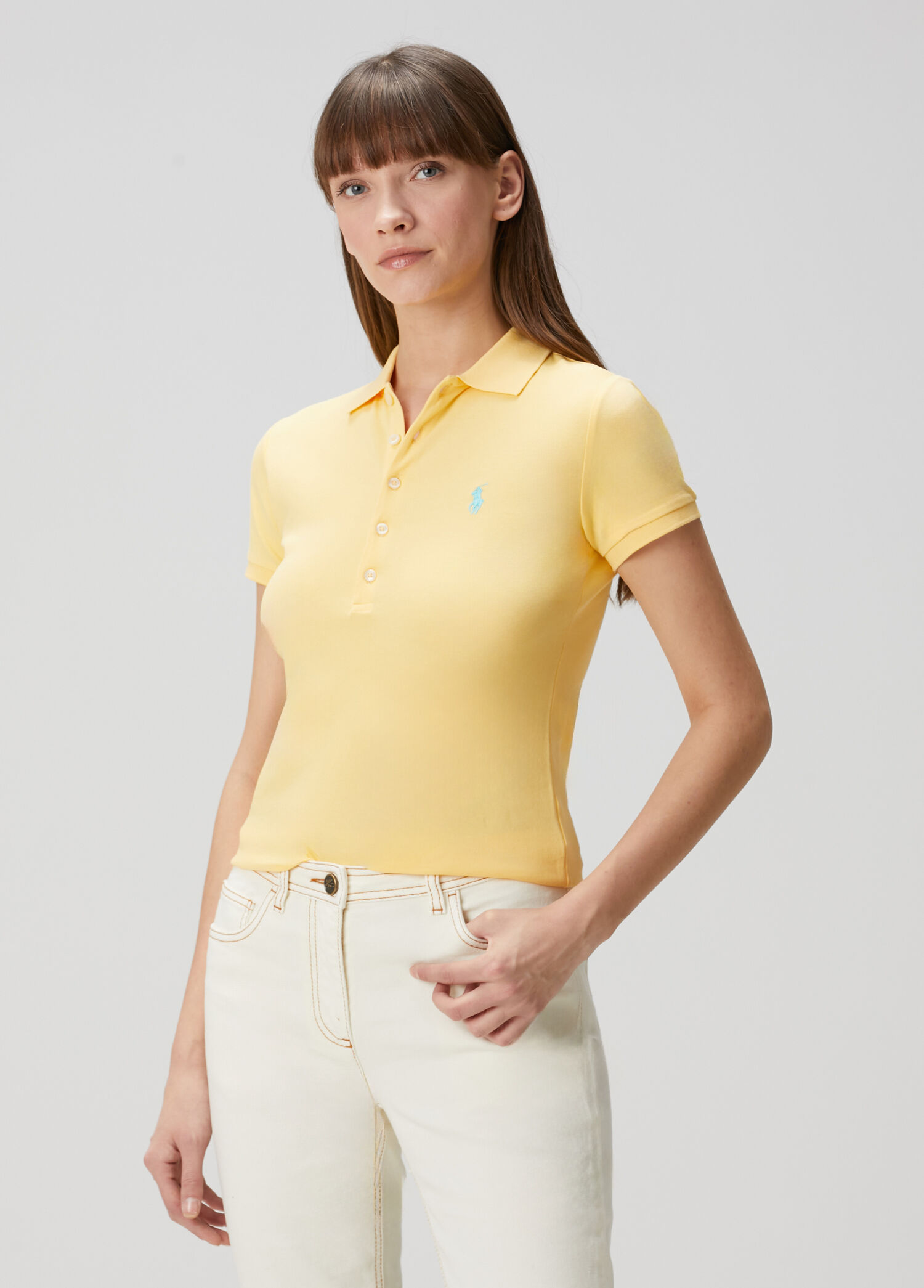 Sarı Polo Yaka T-shirt