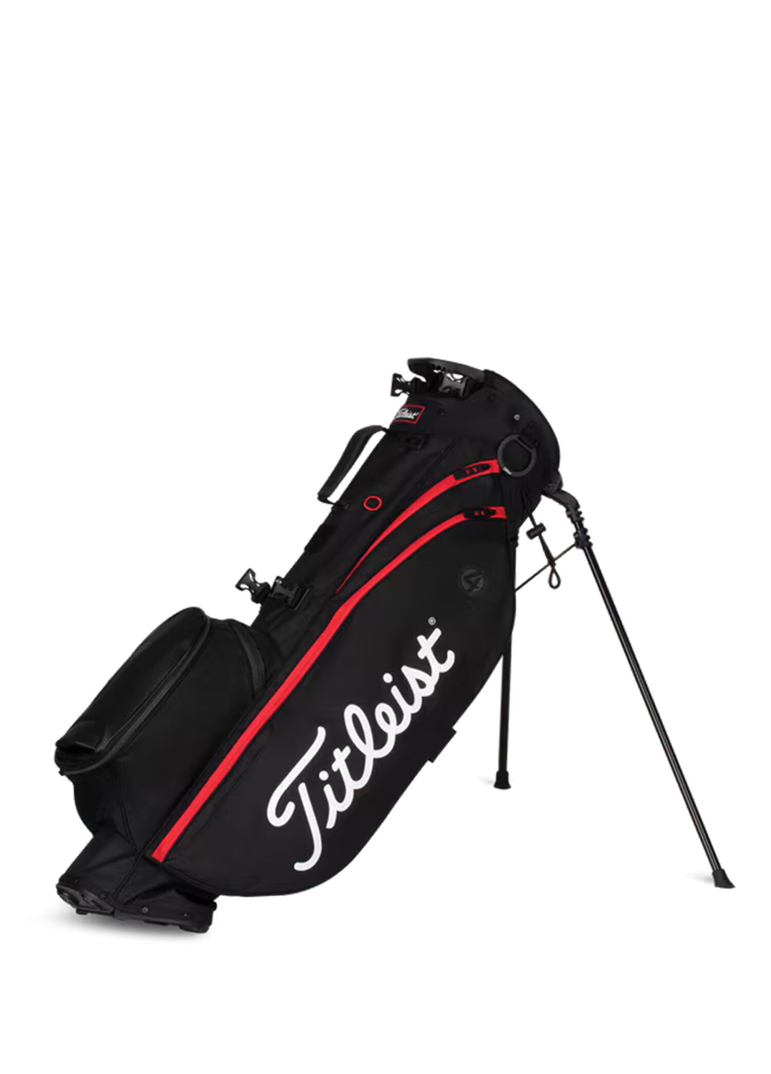 Titleist TB21SX4-006 Player 4 Golf Çantası Siyah Kırmızı