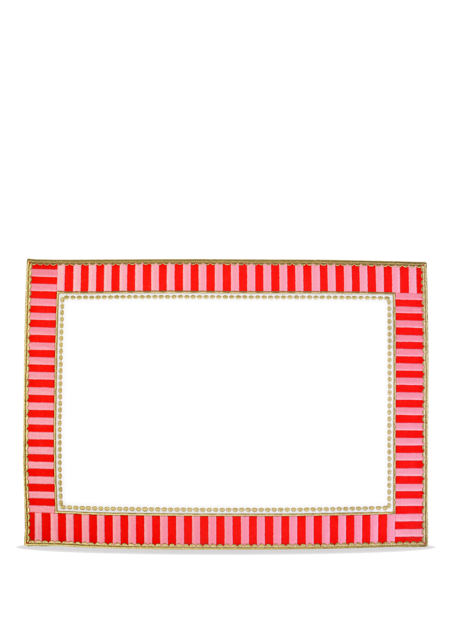 Dekoratif Candy Serisi Keten Pembe Kırmızı Damalı Keten Amerikan Servis 35x50 cm