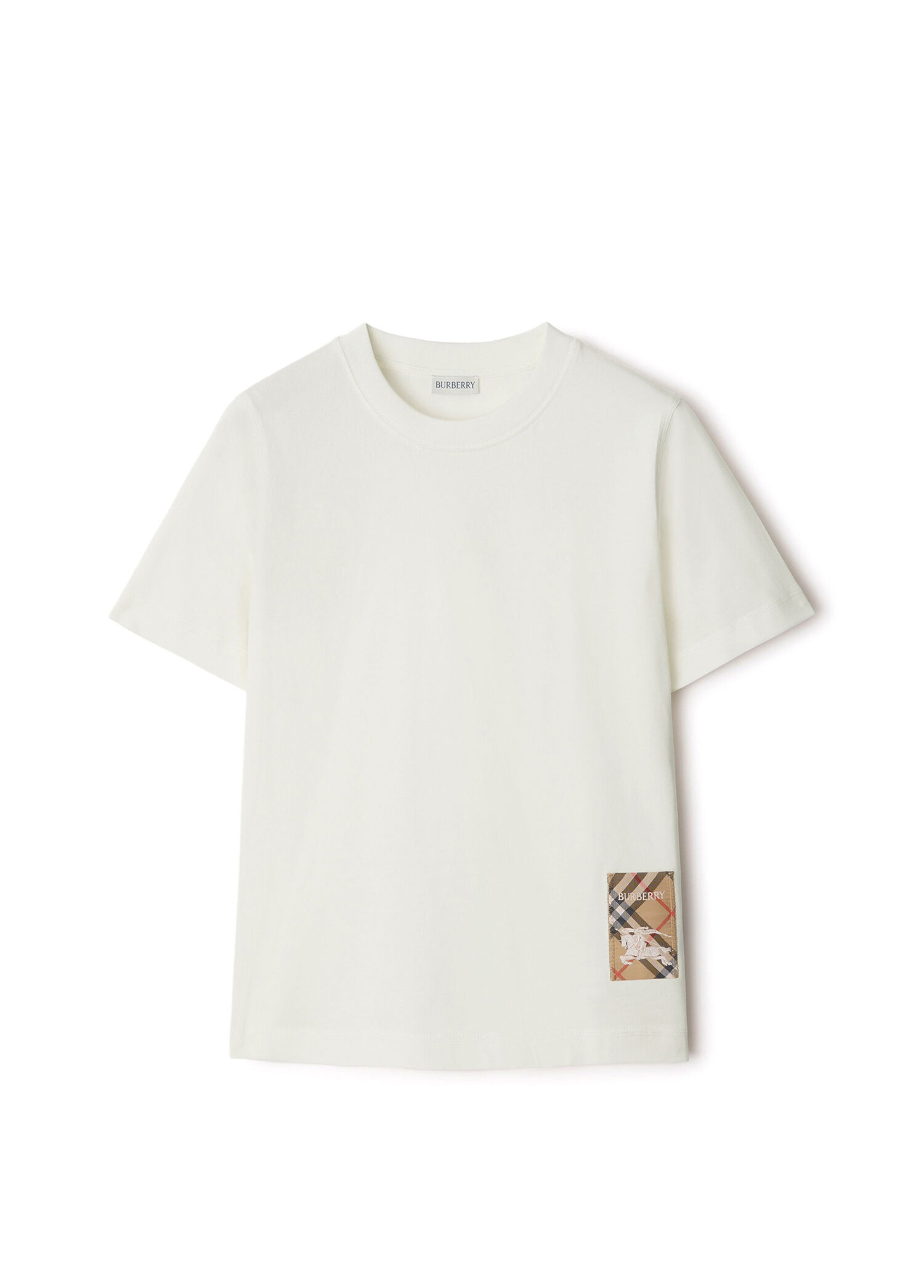For Label Cotton Beyaz Pamuklu Kısa Kollu Kadın T-Shirt