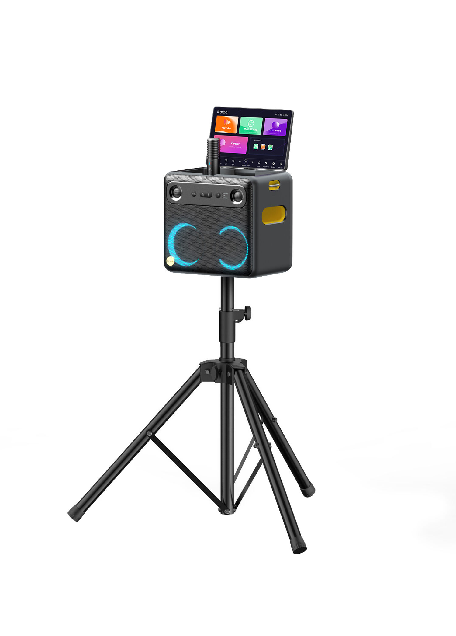 Partybox Hoparlör Standlı Break X2 300W Karaoke Bluetooth Hoparlör Seti