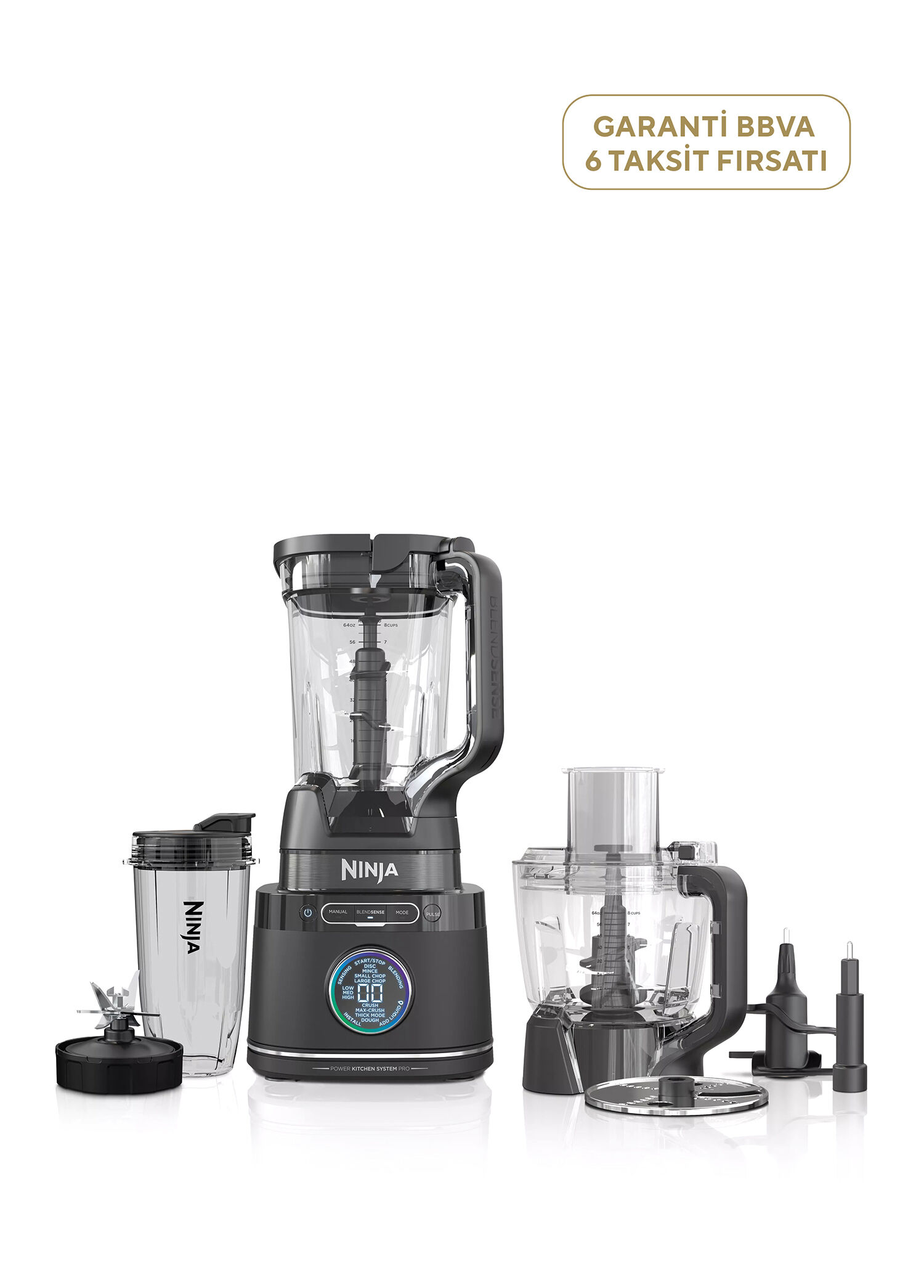 Ninja - Detect Power BlendSense Blender Mutfak Seti - Siyah