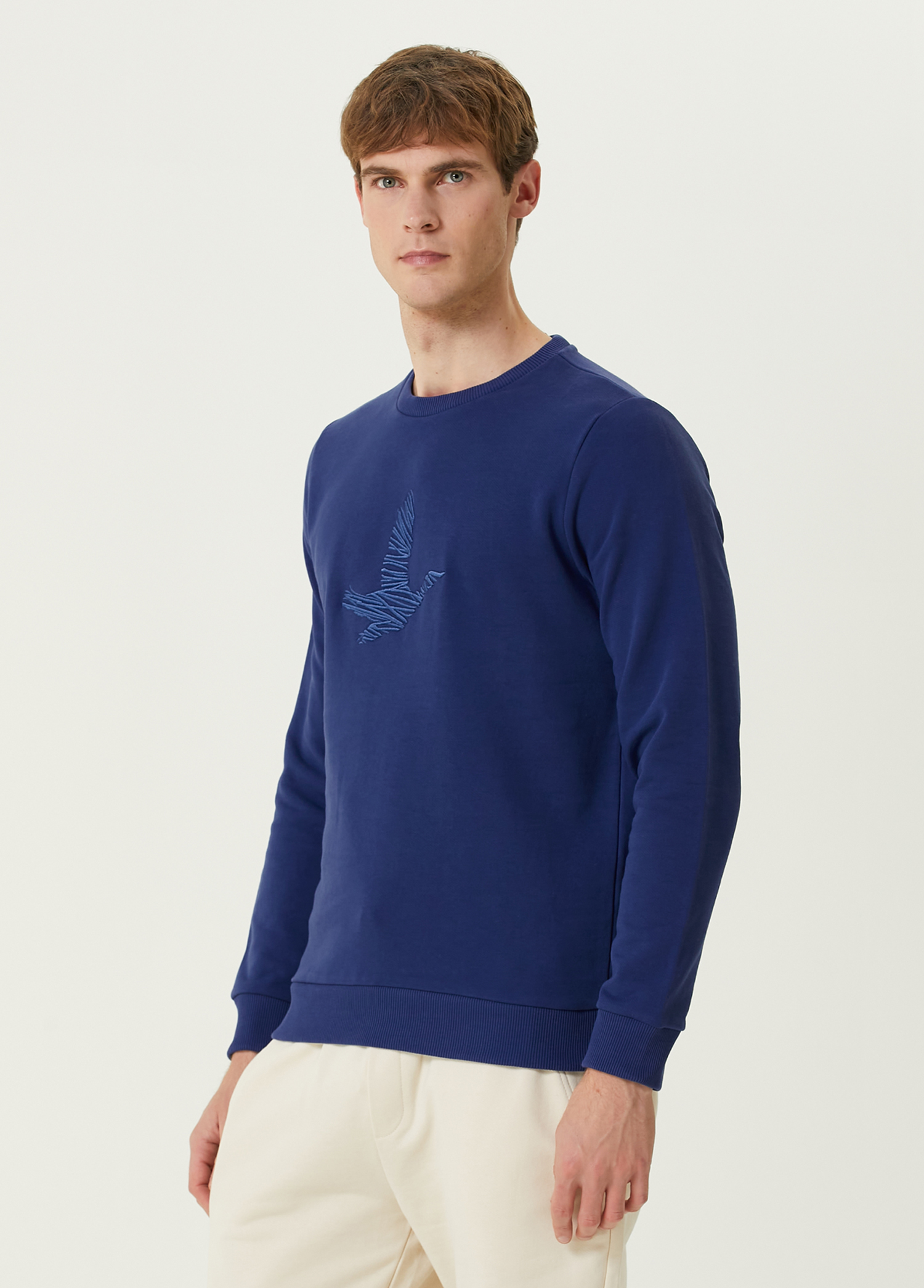 Saks Logo Nakışlı Sweatshirt_1