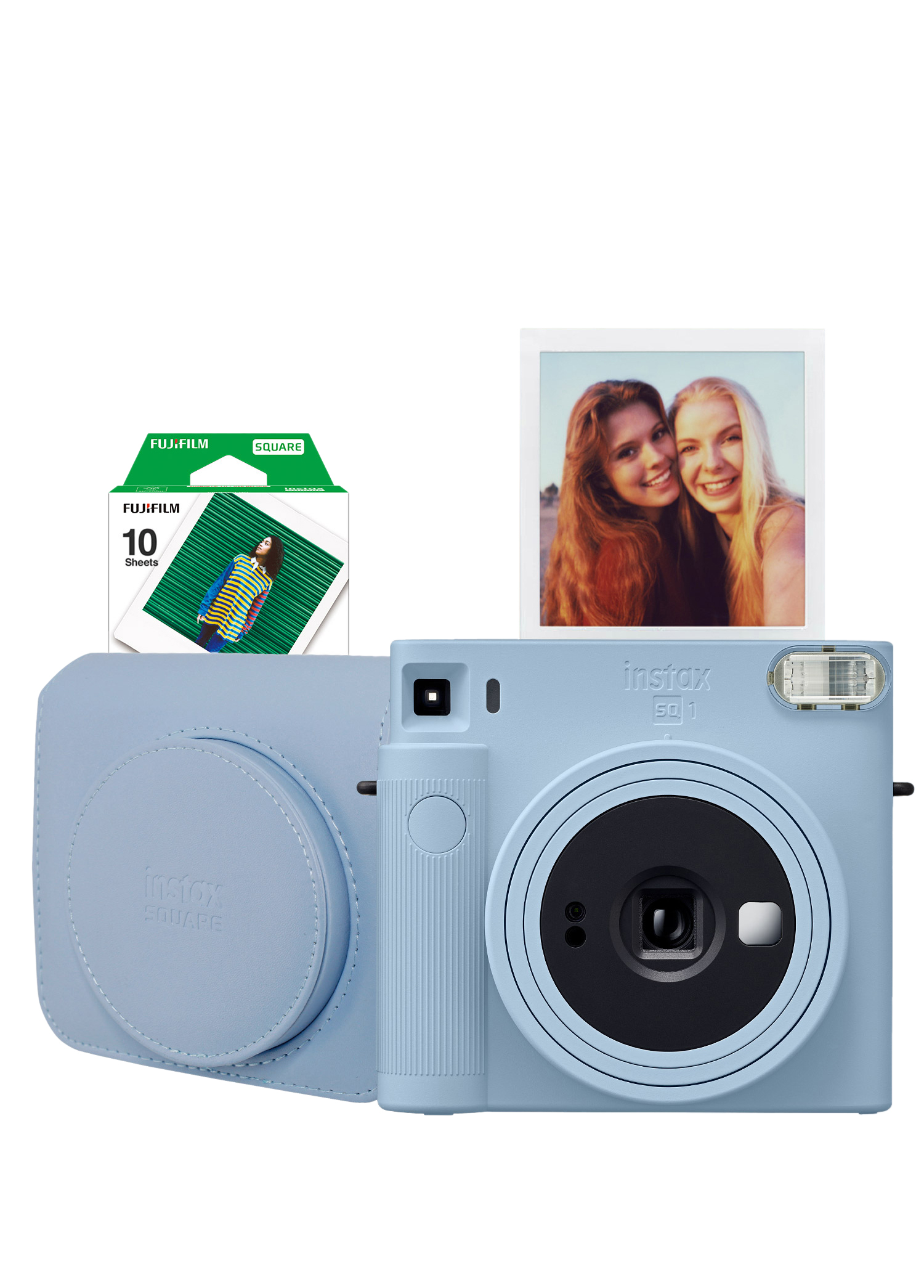 Instax SQ1 Buz Mavi Fotoğraf Makinesi ve Hediye Seti