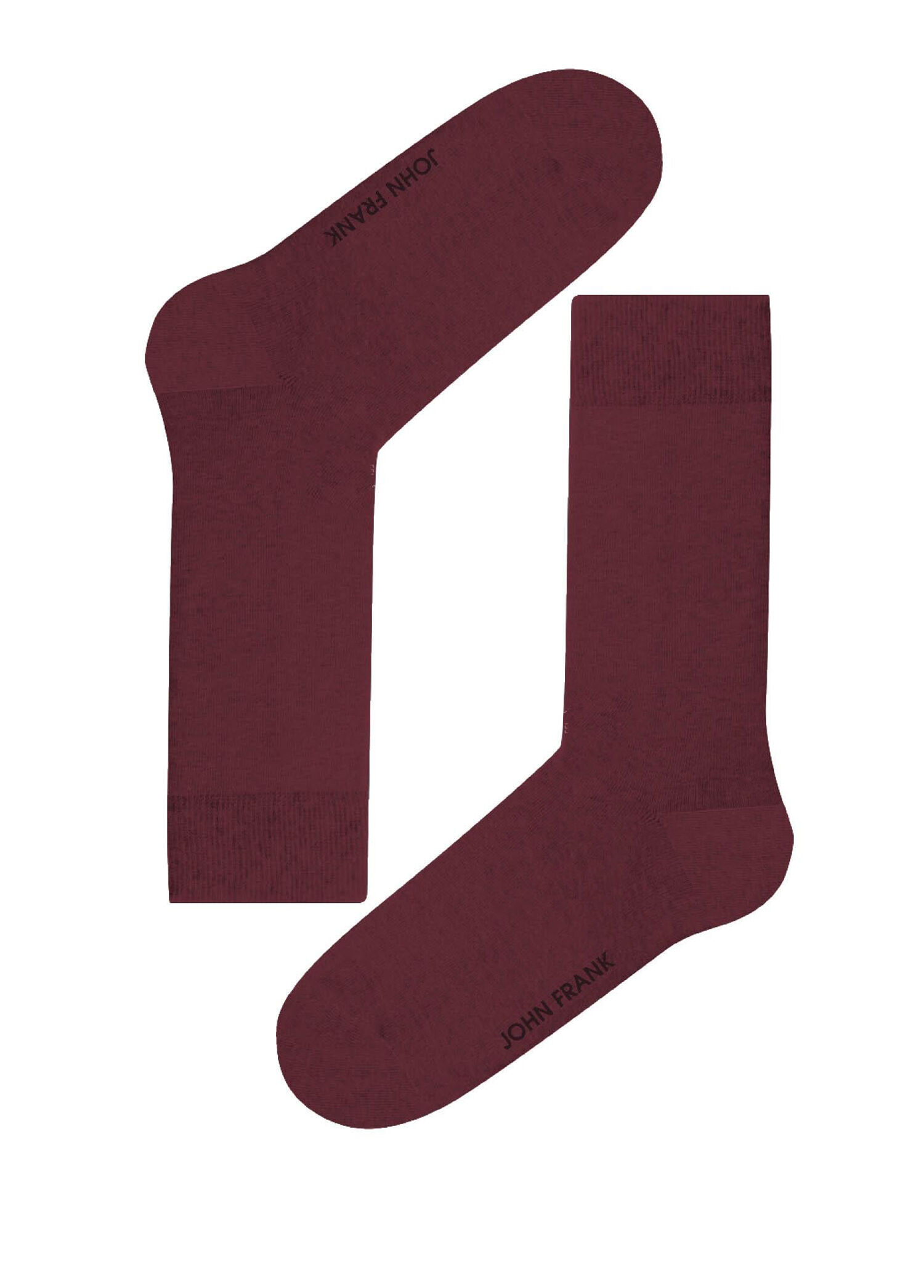 Bordo Erkek Uzun Çorap