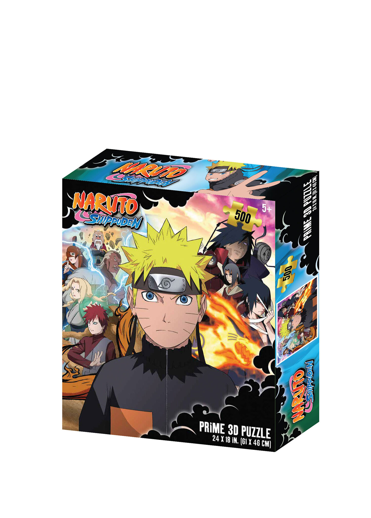 Prime3D Puzzle - Naruto Shippuden 500 Parça 3D Puzzle - Çok Renkli