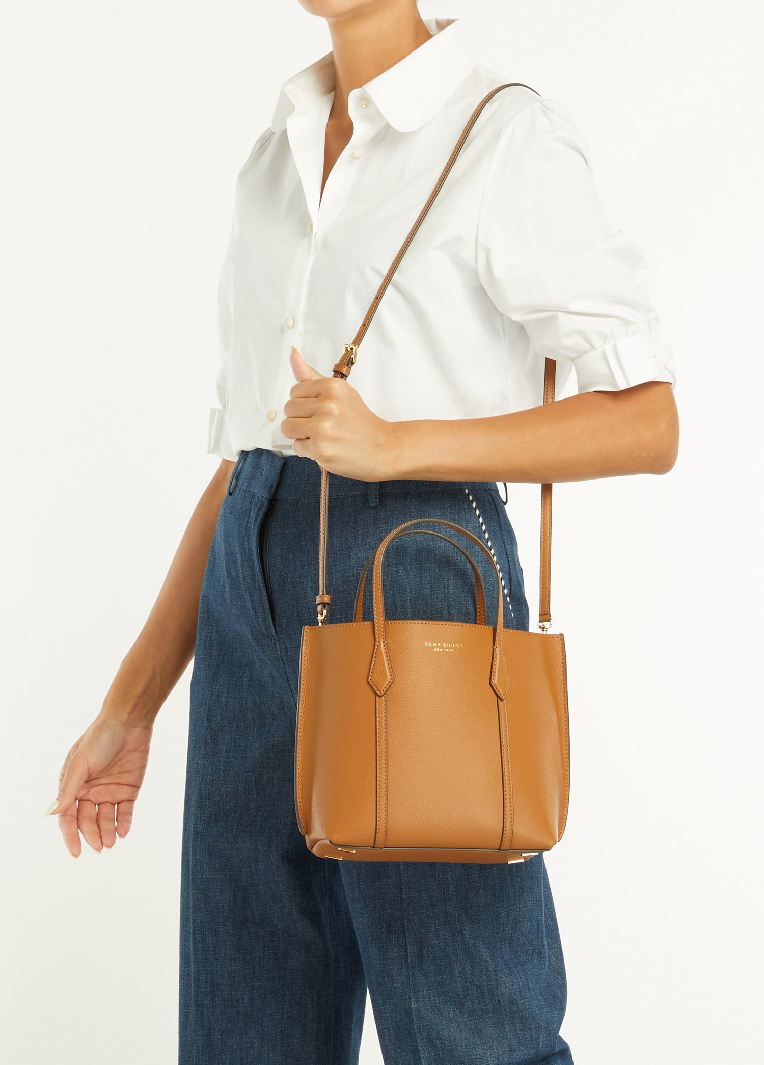 Tory Burch Small Perry Brown Women's Leather Bag