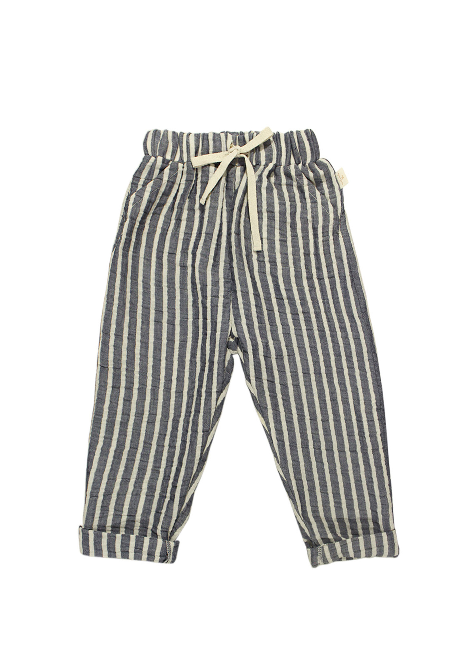 Müslin Unisex Çocuk Lacivert Pantolon