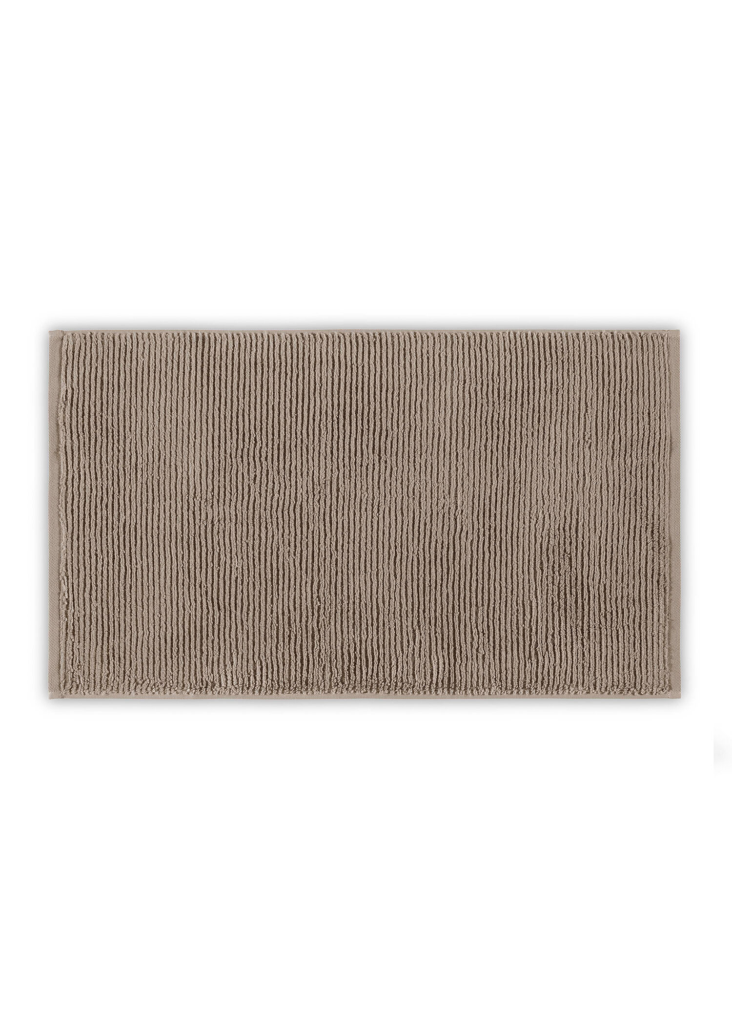 Slim Ribbed Fibrosoft ® Cobble Stone Pamuklu Tekli Banyo Havlusu 76 x 142 cm